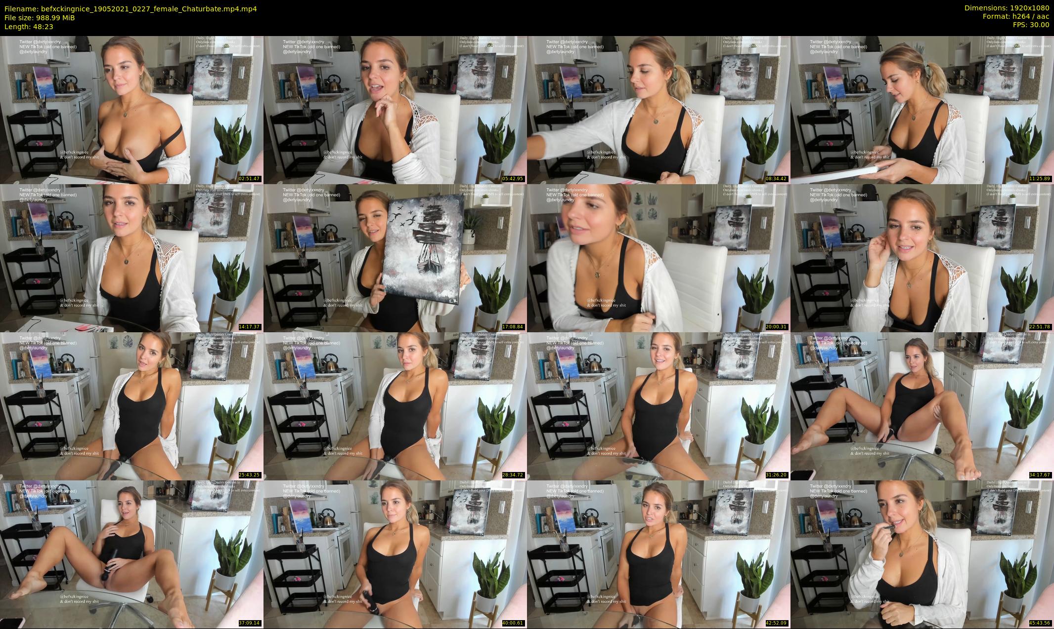 befxckingnice — 49 minute Chaturbate female cam show recording, 1080p, May 19, 2021