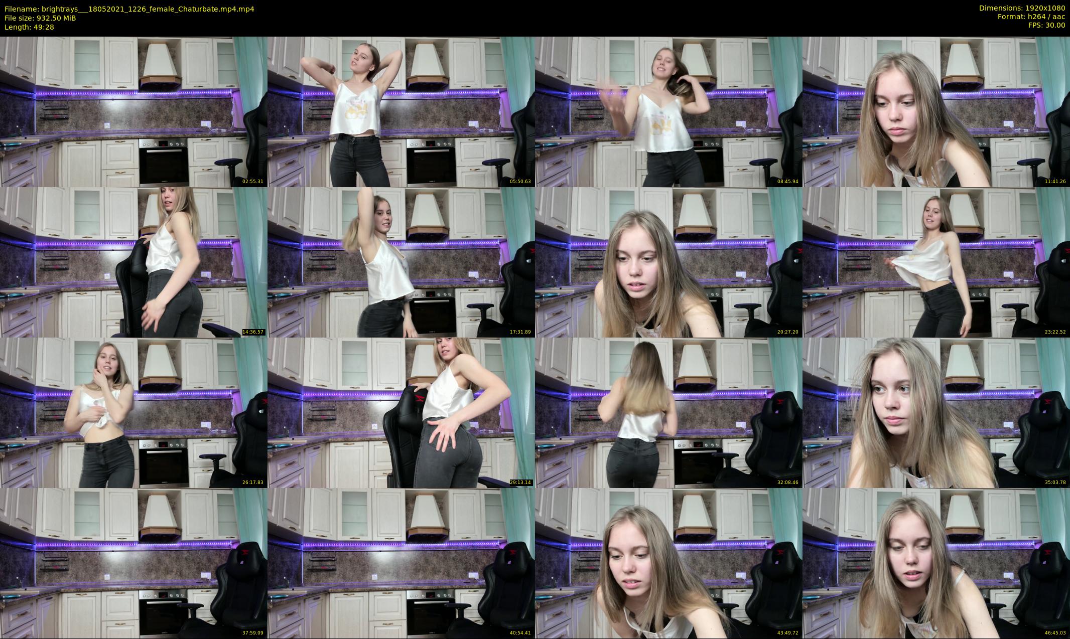 brightrays__ — 50 minute Chaturbate female cam show recording, 1080p, May 18, 2021