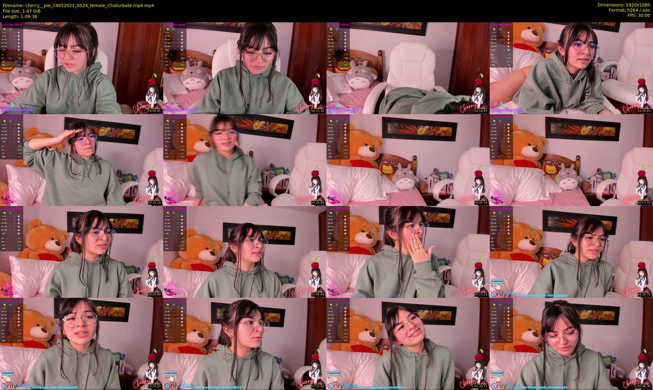 cherry__pie — 70 minute Chaturbate female cam show recording, 1080p, May 19, 2021