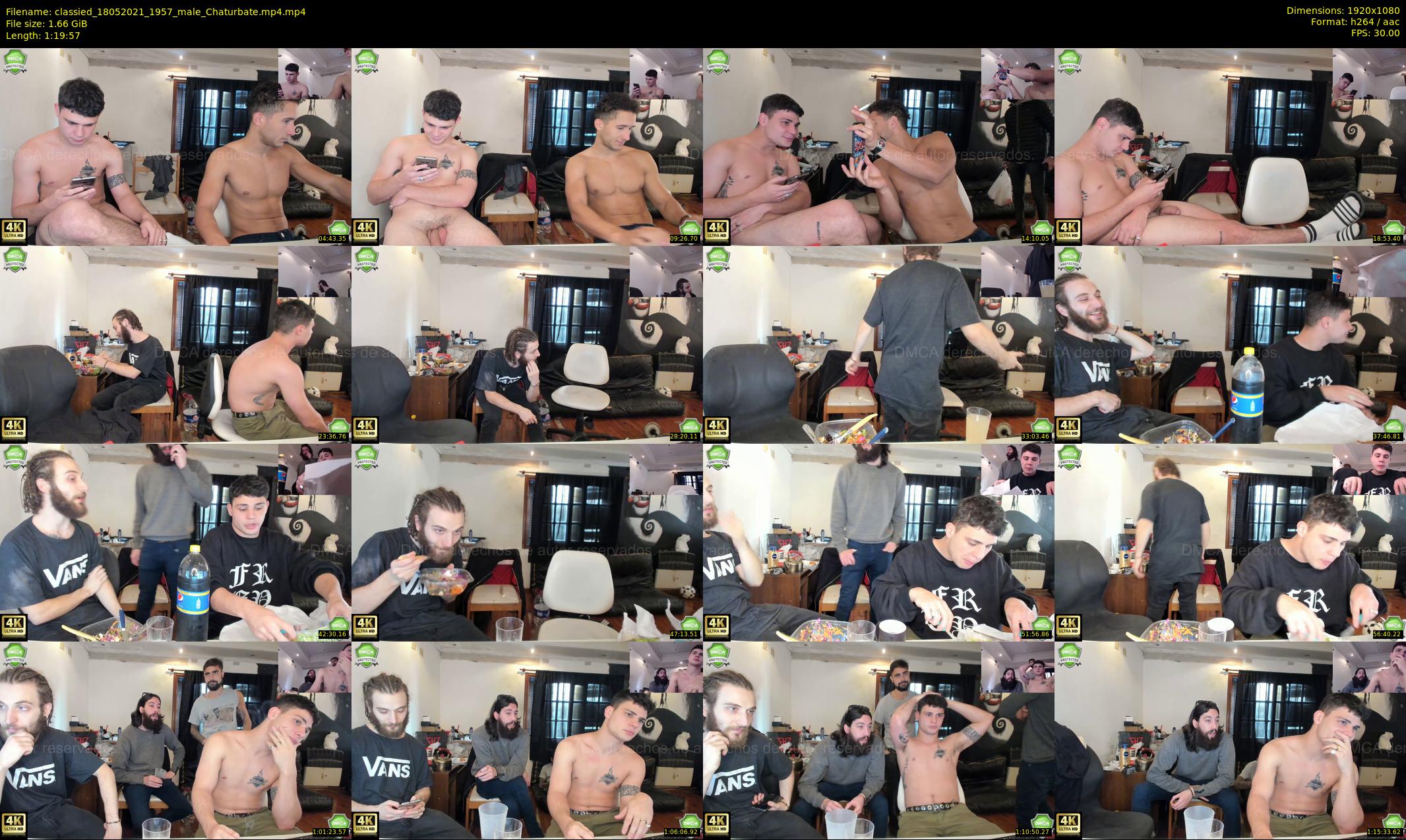 classied — 80 minute Chaturbate male cam show recording, 1080p, May 18, 2021