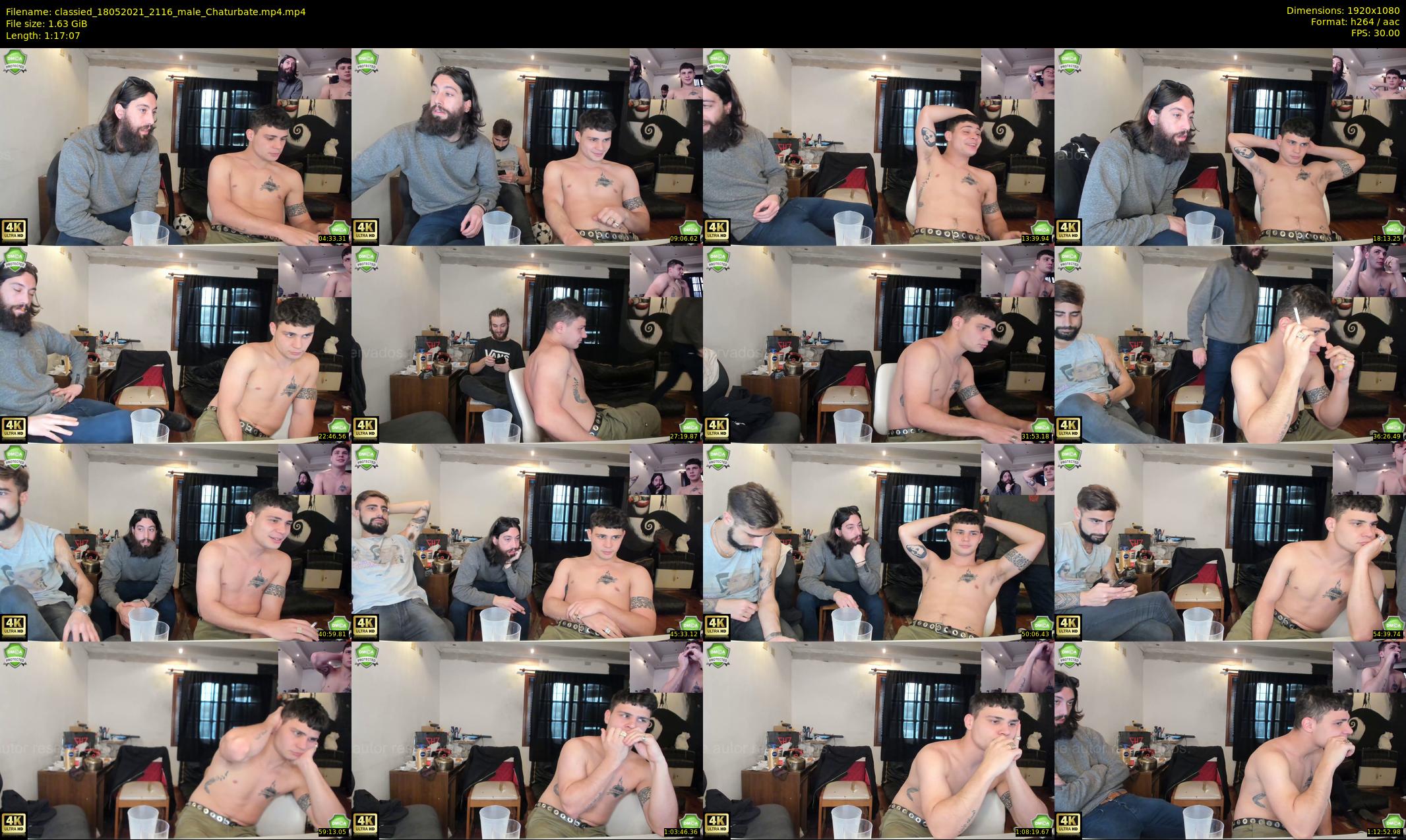 classied — 78 minute Chaturbate male cam show recording, 1080p, May 18, 2021