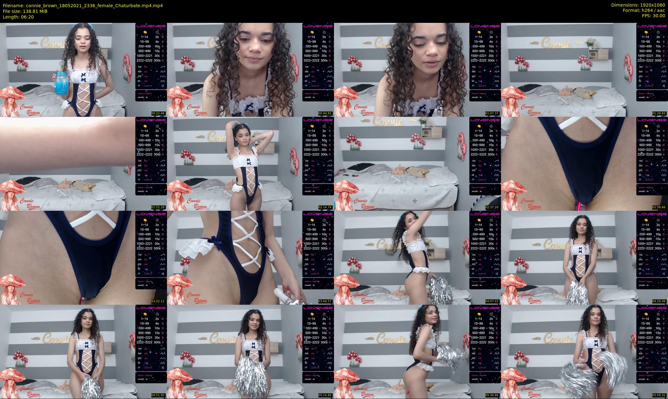 connie_brown — 7 minute Chaturbate female cam show recording, 1080p, May 18, 2021