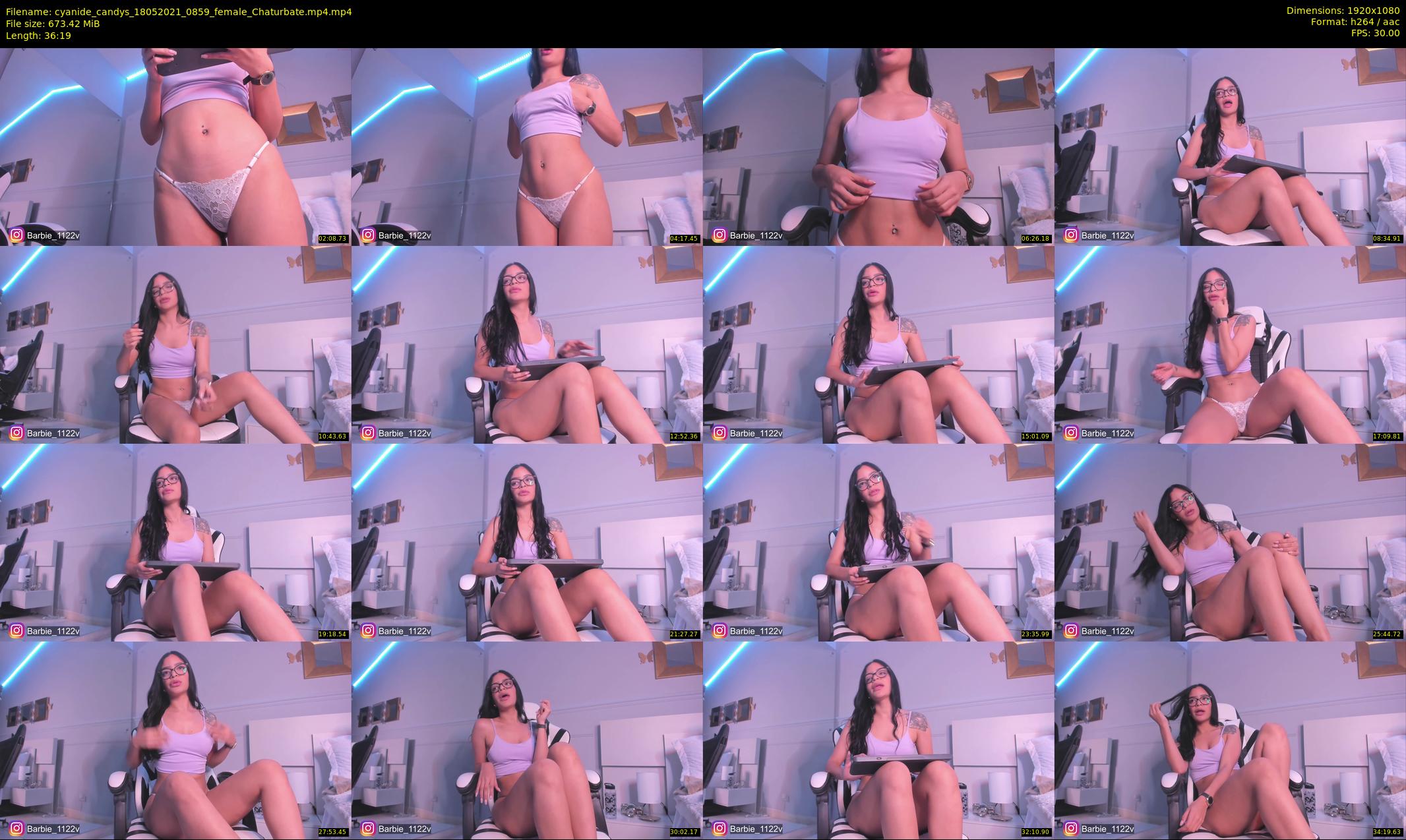 cyanide_candys — 37 minute Chaturbate female cam show recording, 1080p, May 18, 2021