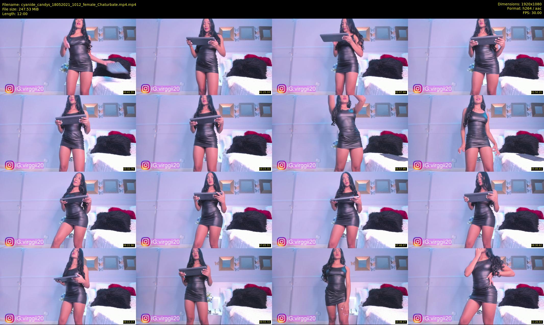 cyanide_candys — 12 minute Chaturbate female cam show recording, 1080p, May 18, 2021