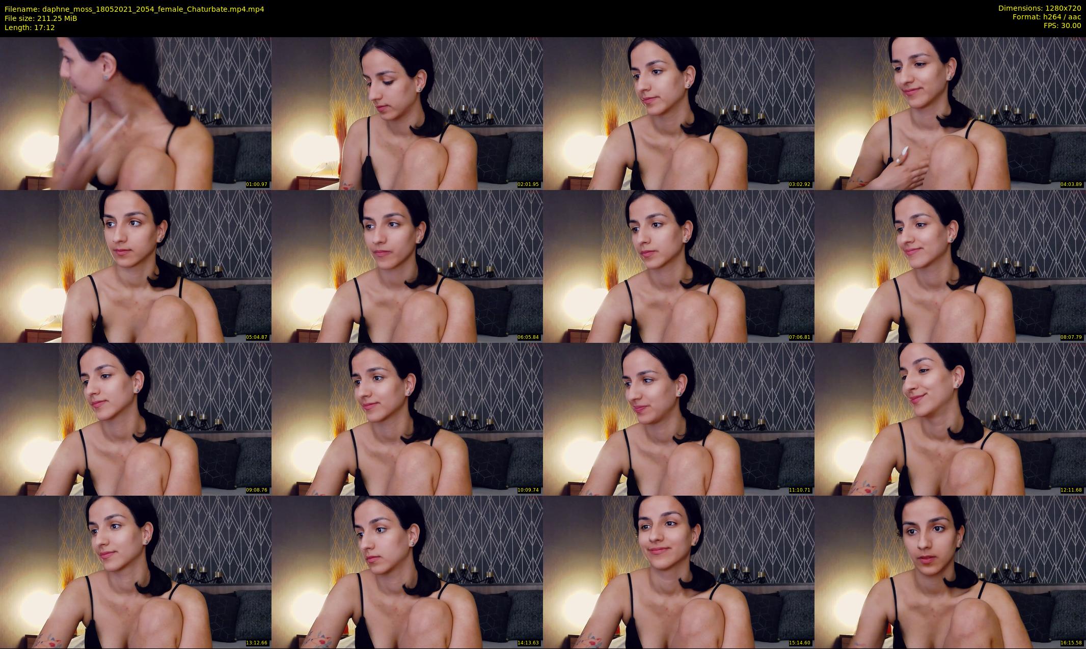 daphne_moss — 18 minute Chaturbate female cam show recording, 720p, May 18, 2021