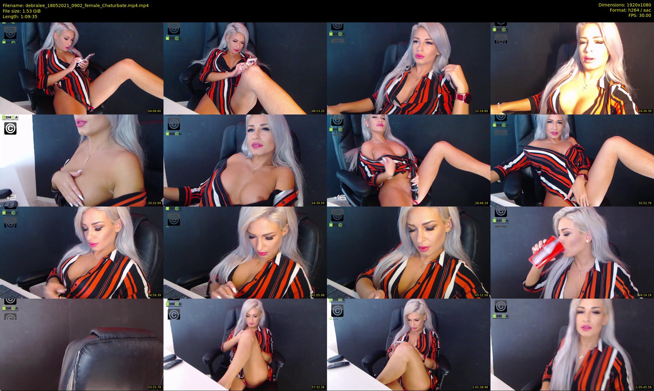 debralee — 70 minute Chaturbate female cam show recording, 1080p, May 18, 2021