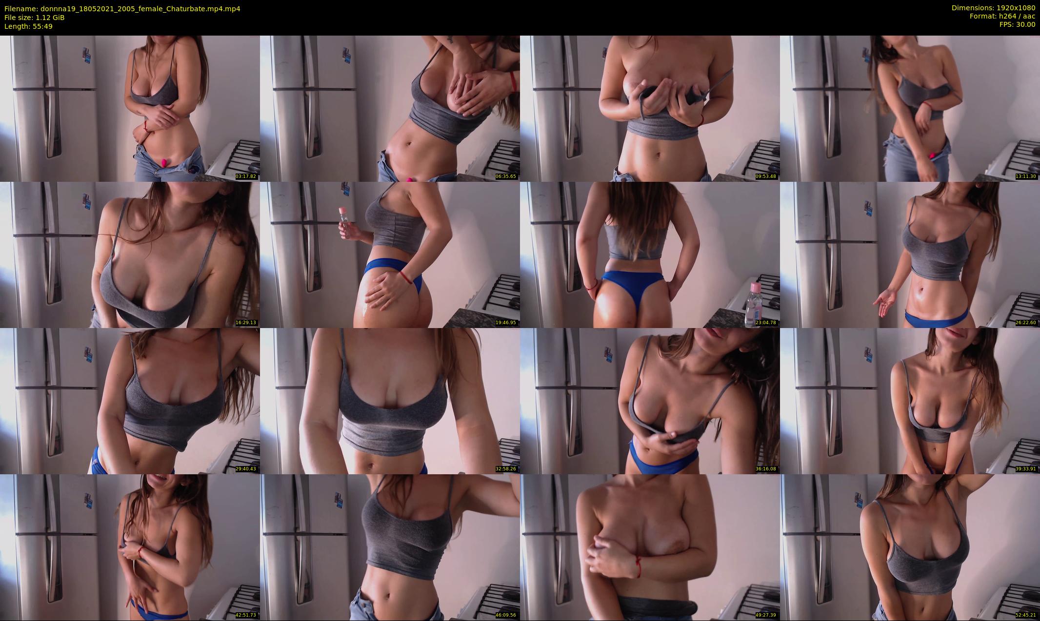 donnna19 — 56 minute Chaturbate female cam show recording, 1080p, May 18, 2021