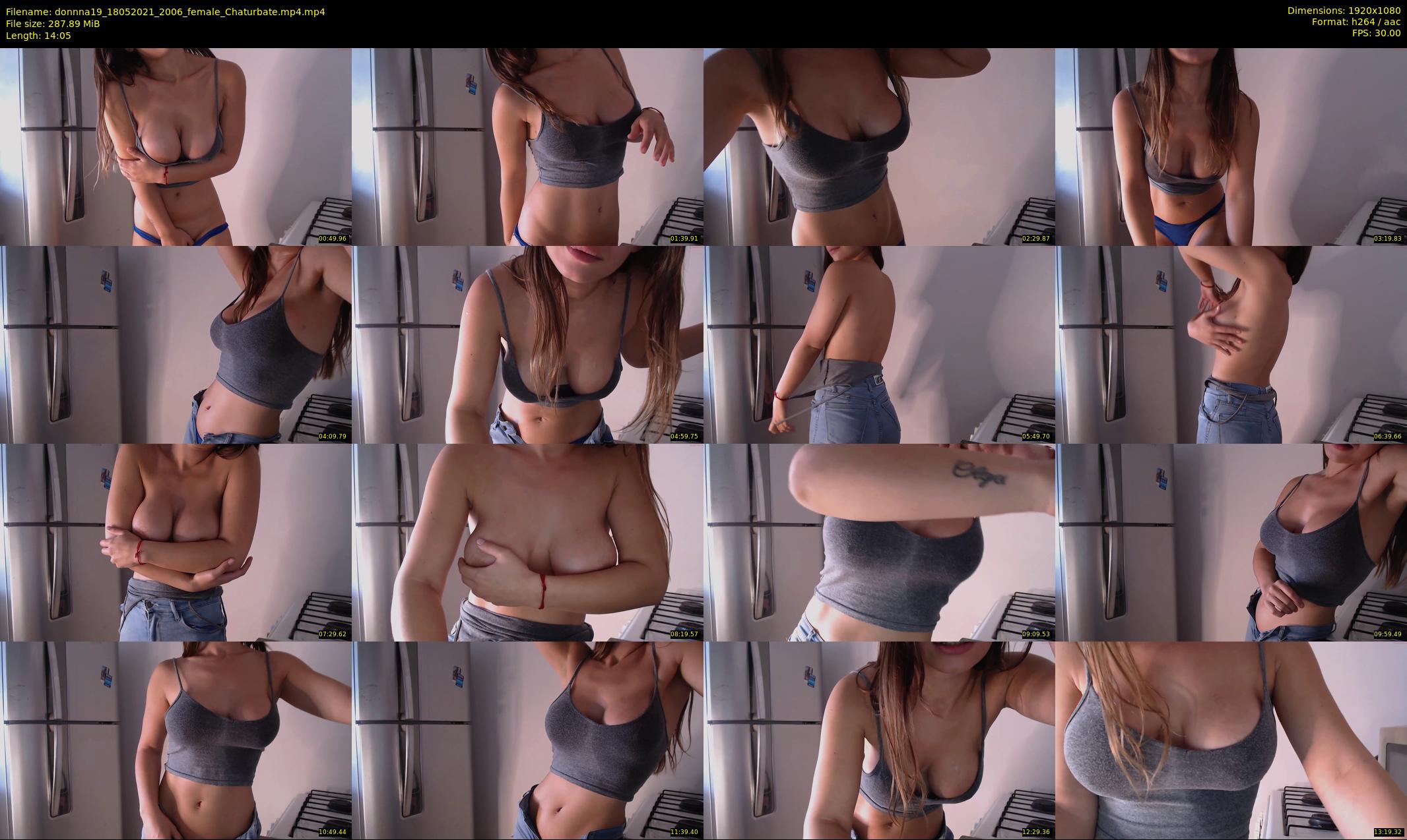 donnna19 — 15 minute Chaturbate female cam show recording, 1080p, May 18, 2021