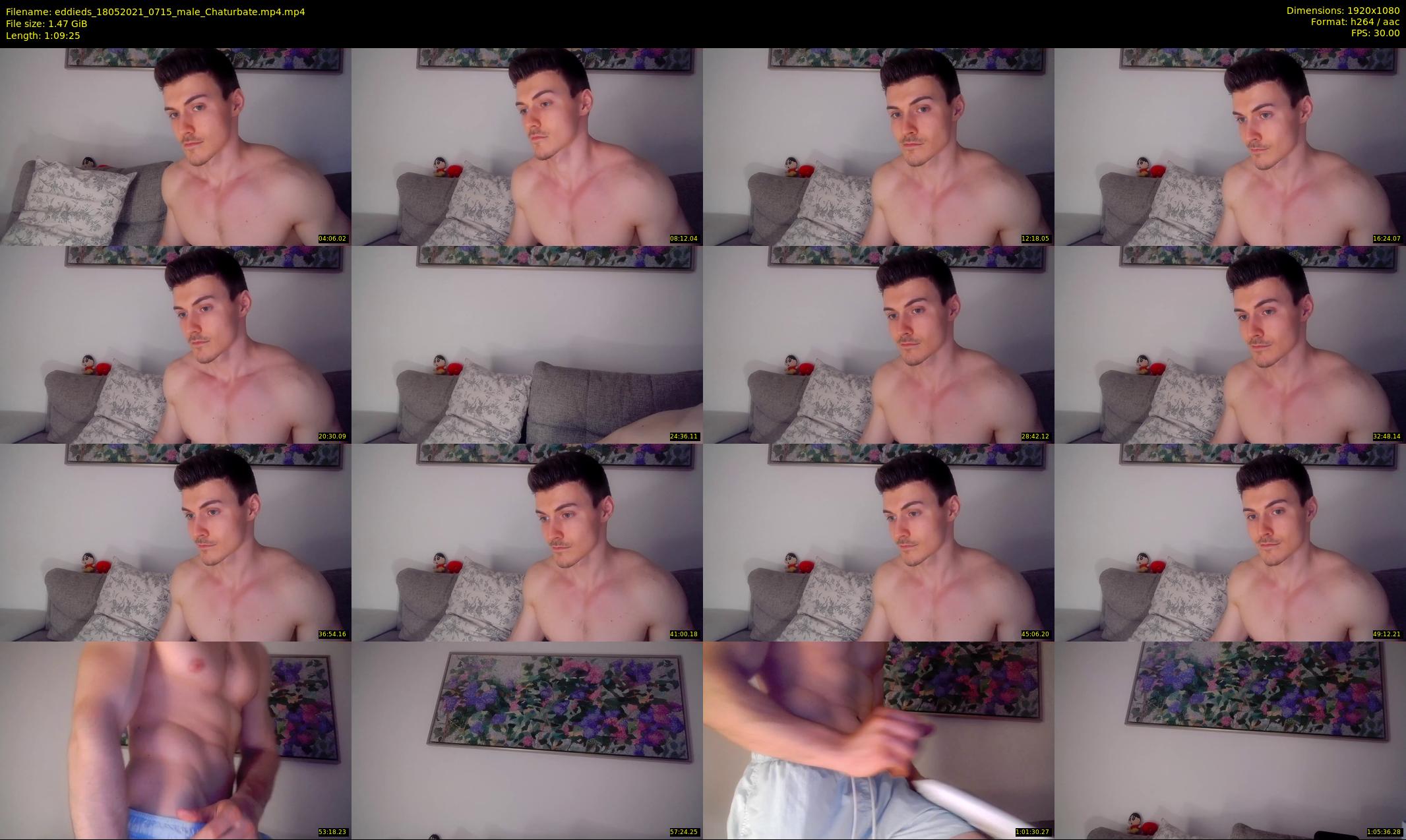 eddieds — 70 minute Chaturbate male cam show recording, 1080p, May 18, 2021