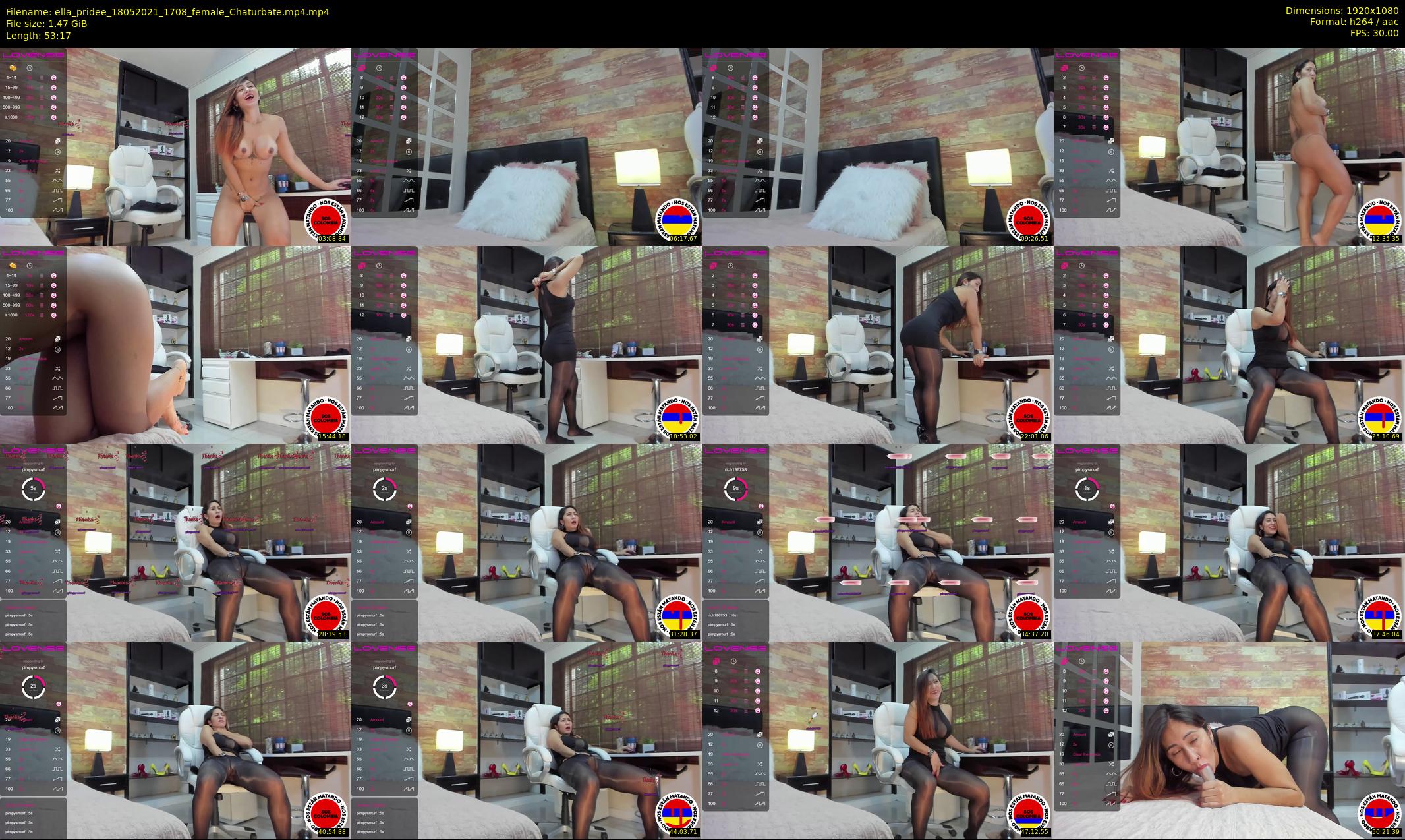 ella_pridee — 54 minute Chaturbate female cam show recording, 1080p, May 18, 2021