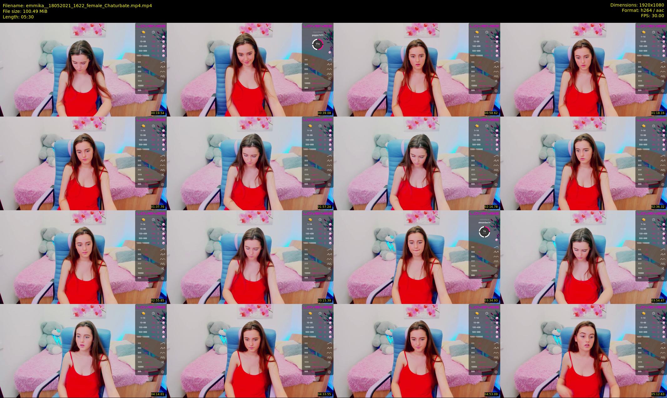 emmika_ — 6 minute Chaturbate female cam show recording, 1080p, May 18, 2021