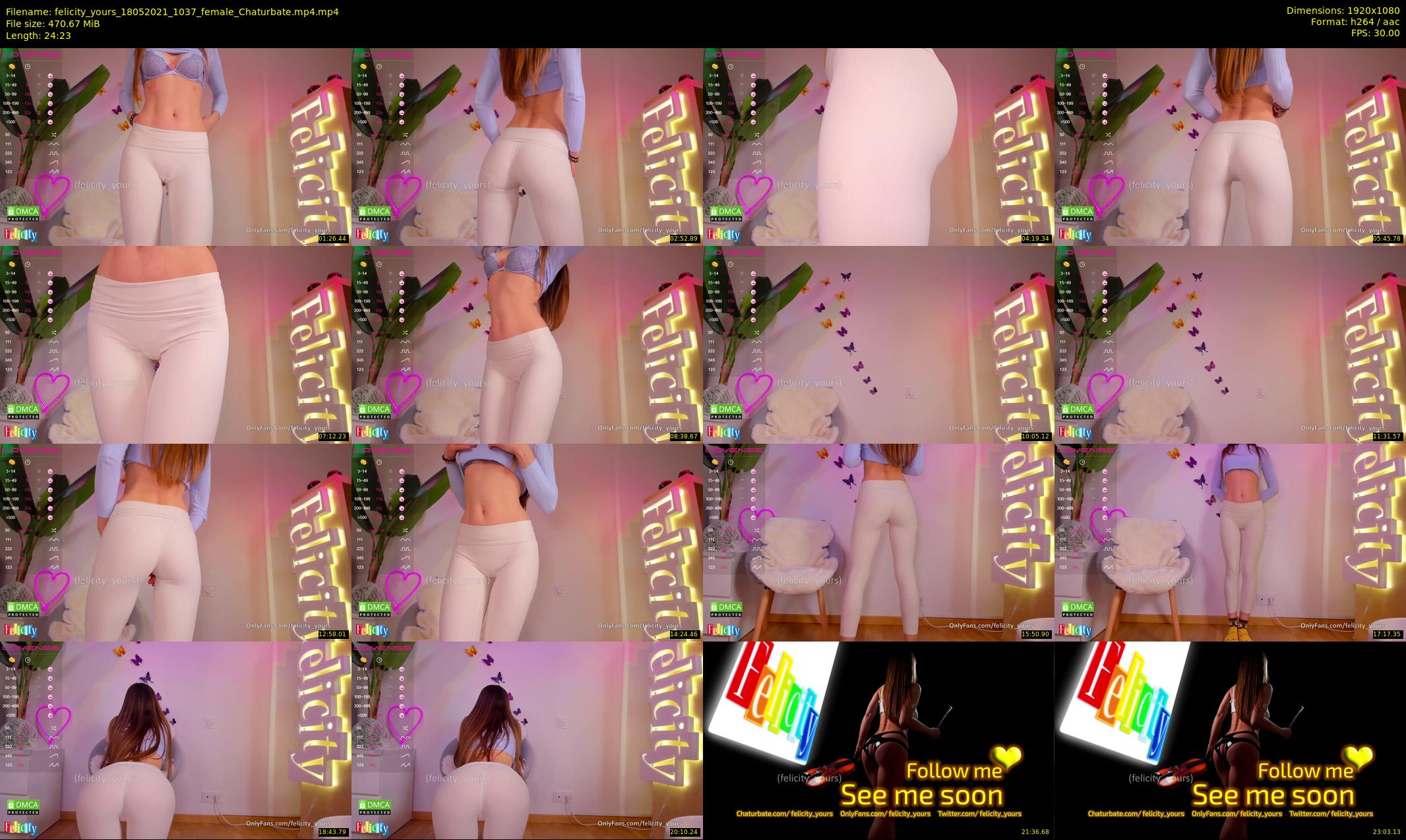 felicity_yours — 25 minute Chaturbate female cam show recording, 1080p, May 18, 2021