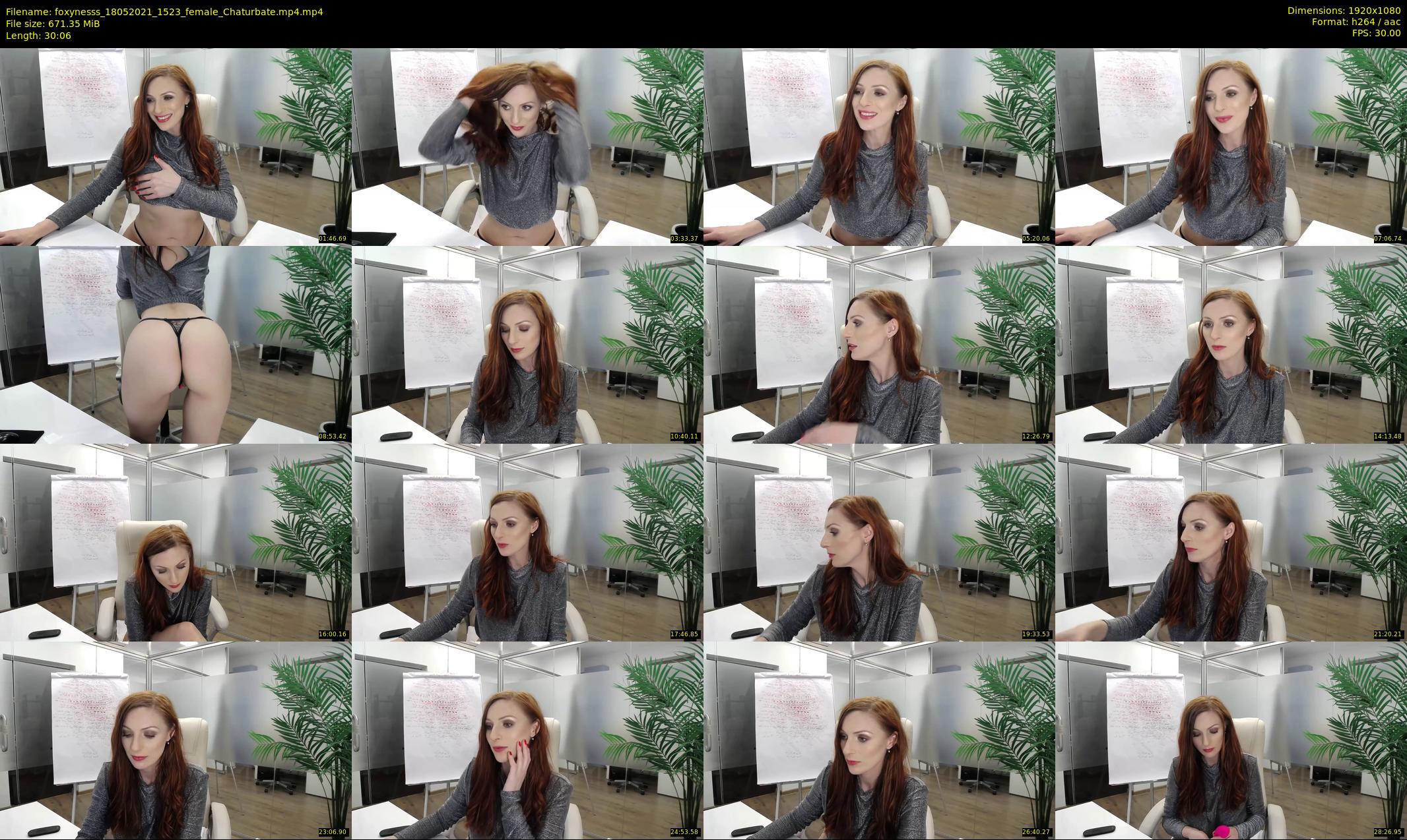 foxynesss — 31 minute Chaturbate female cam show recording, 1080p, May 18, 2021