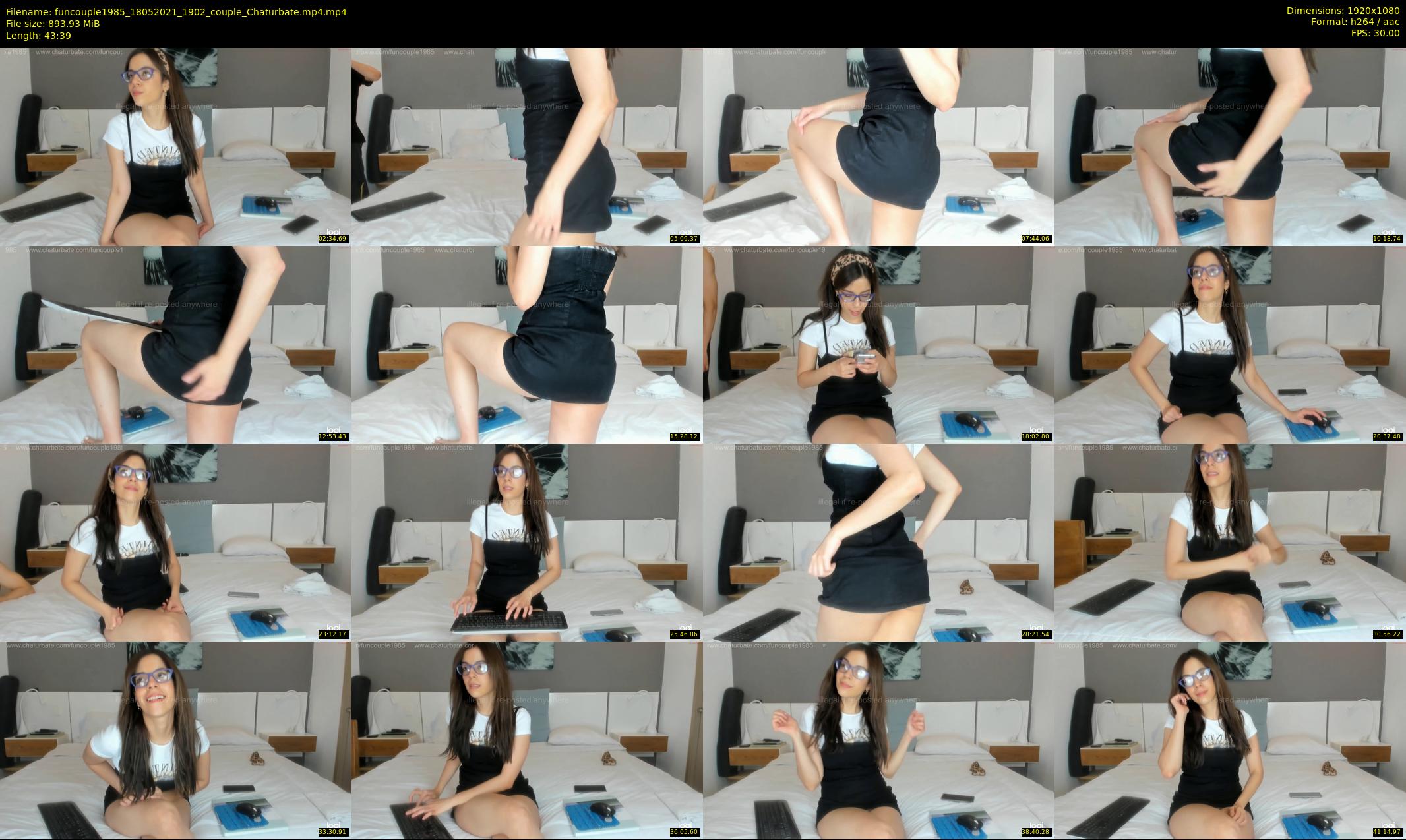 funcouple1985 — 44 minute Chaturbate couple cam show recording, 1080p, May 18, 2021