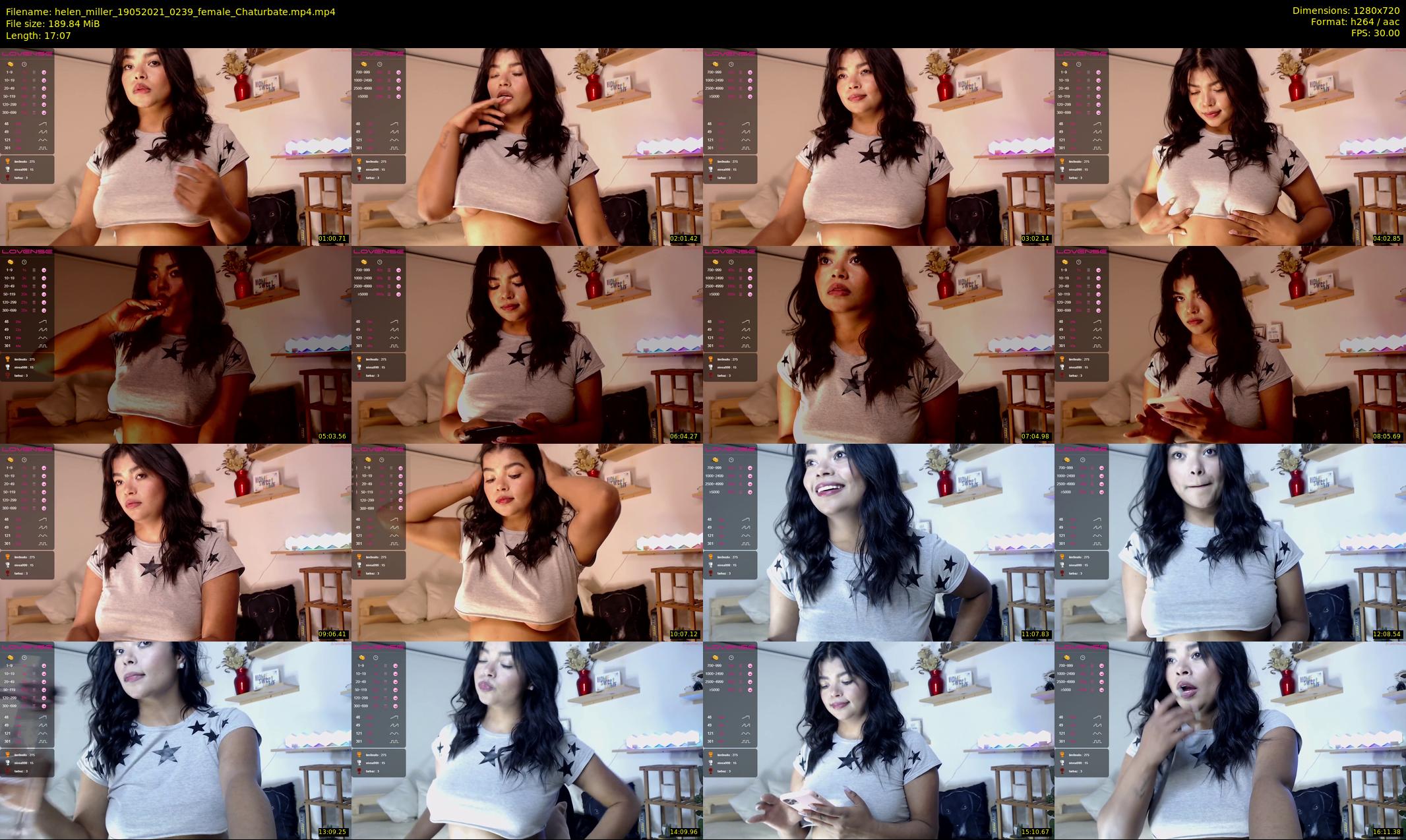 helen_miller — 18 minute Chaturbate female cam show recording, 720p, May 19, 2021