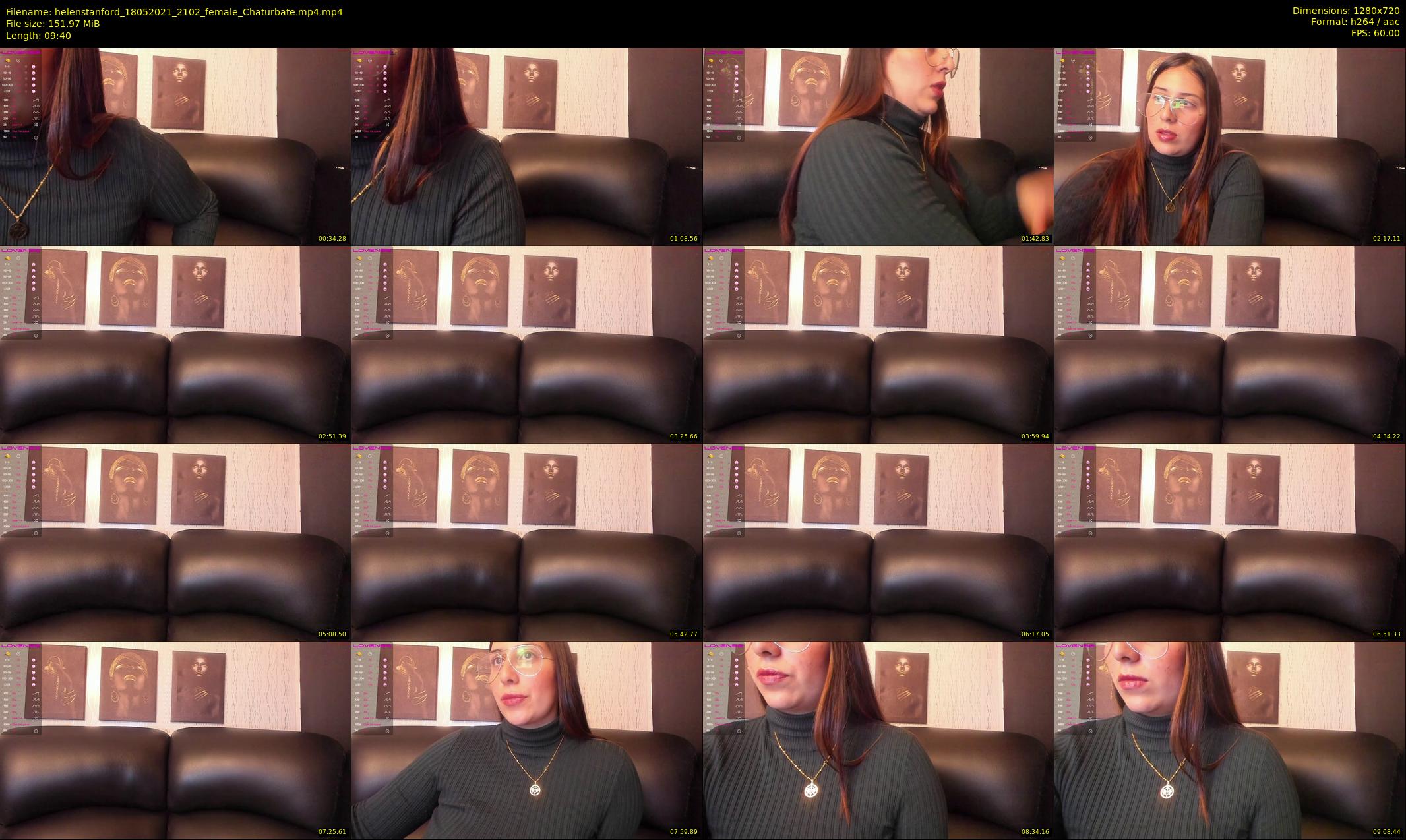 helenstanford — 10 minute Chaturbate female cam show recording, 720p, May 18, 2021