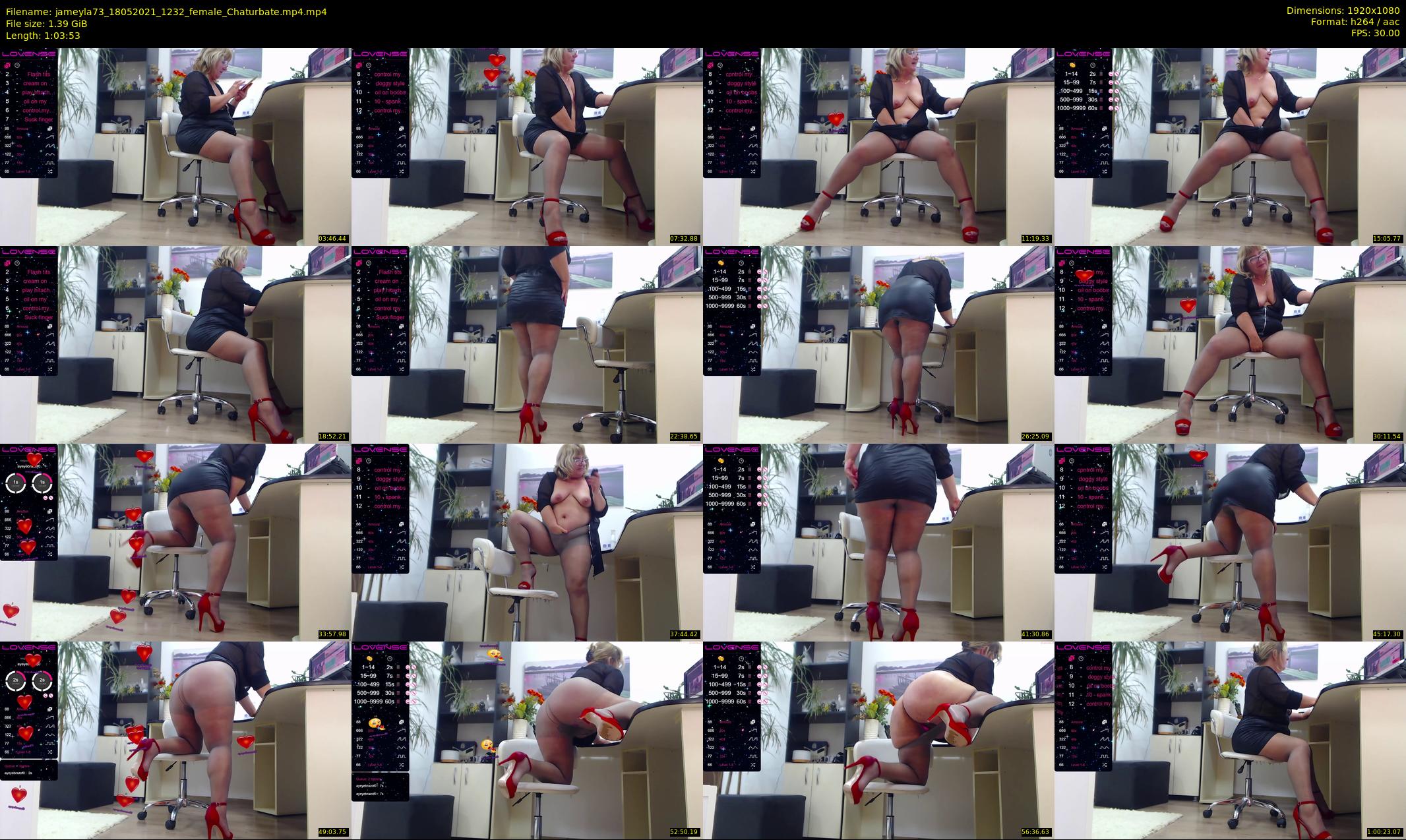 jameyla73 — 64 minute Chaturbate female cam show recording, 1080p, May 18, 2021