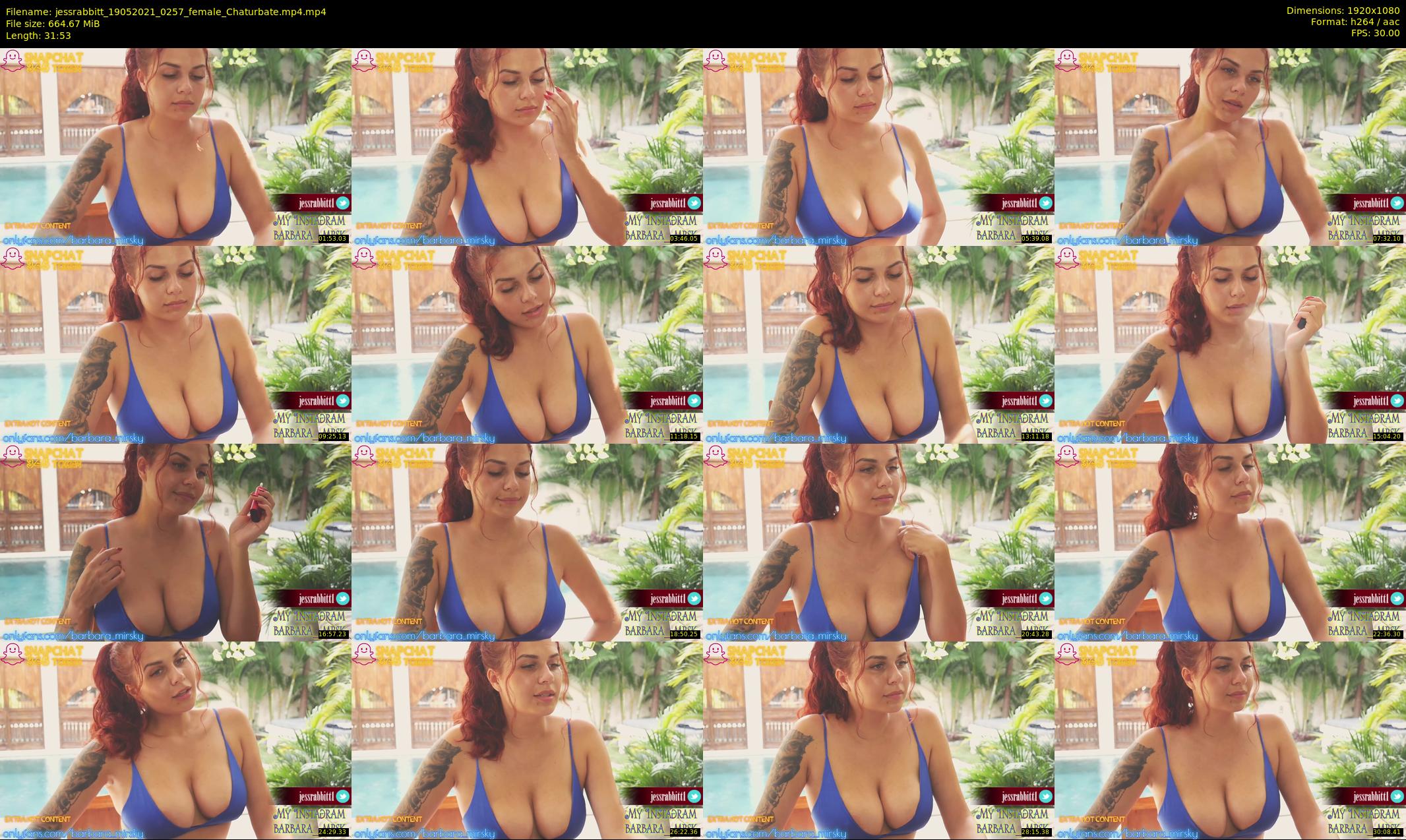 jessrabbitt — 32 minute Chaturbate female cam show recording, 1080p, May 19, 2021