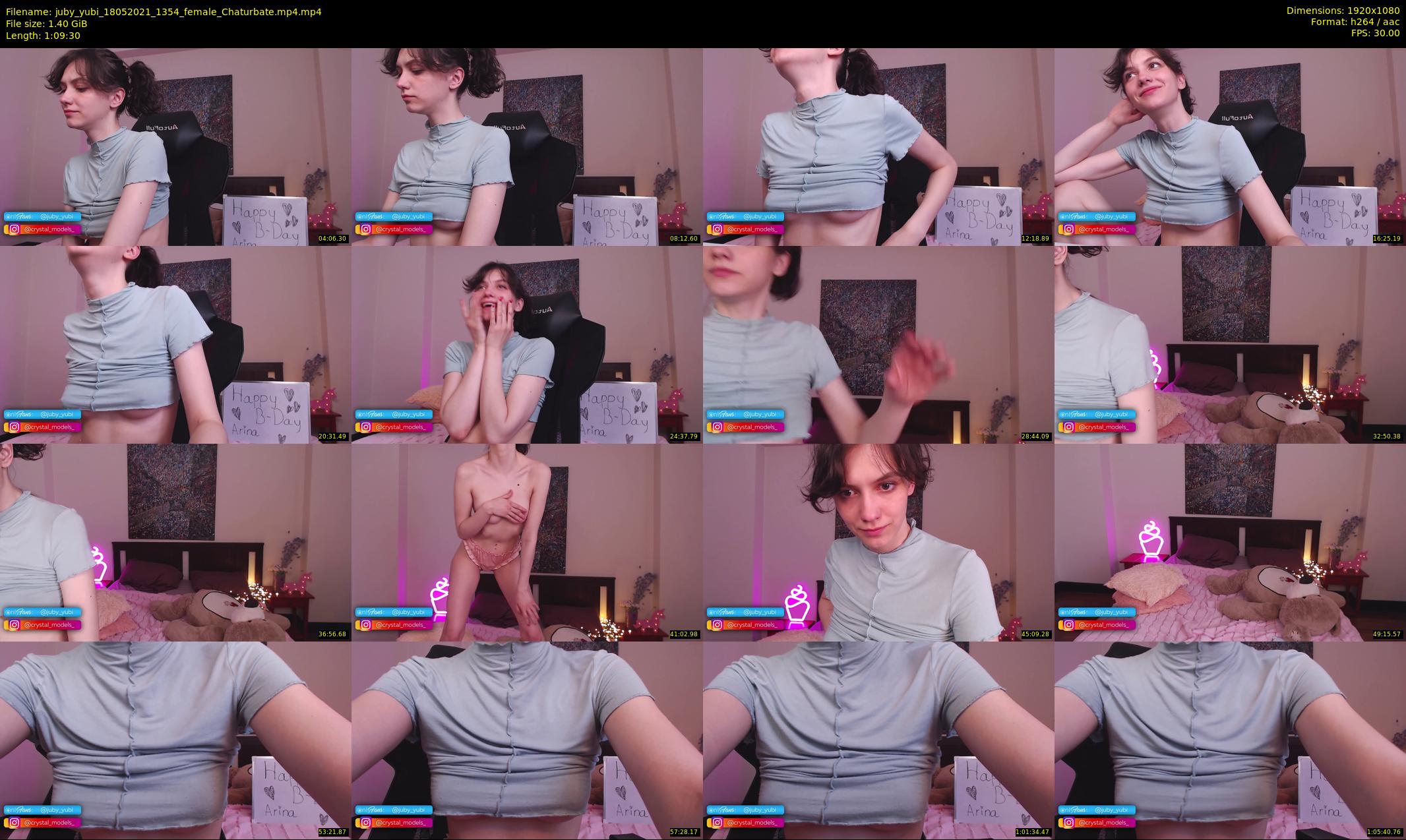 juby_yubi — 70 minute Chaturbate female cam show recording, 1080p, May 18, 2021