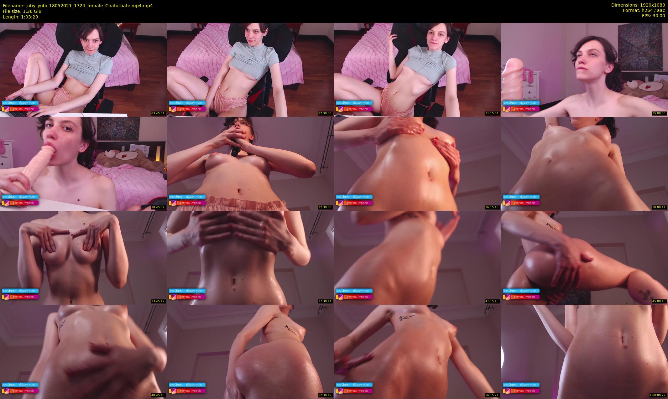 juby_yubi — 64 minute Chaturbate female cam show recording, 1080p, May 18, 2021