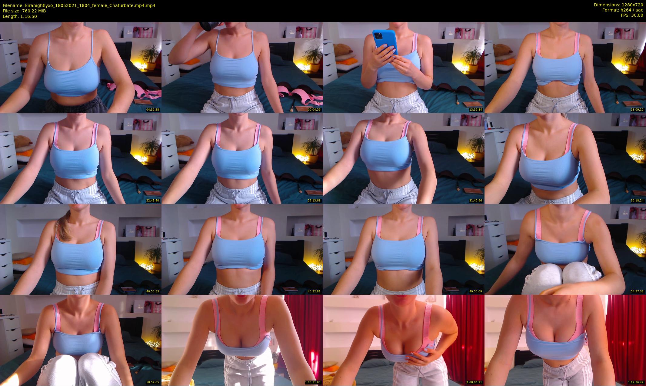 kiranightlyxo — 77 minute Chaturbate female cam show recording, 720p, May 18, 2021