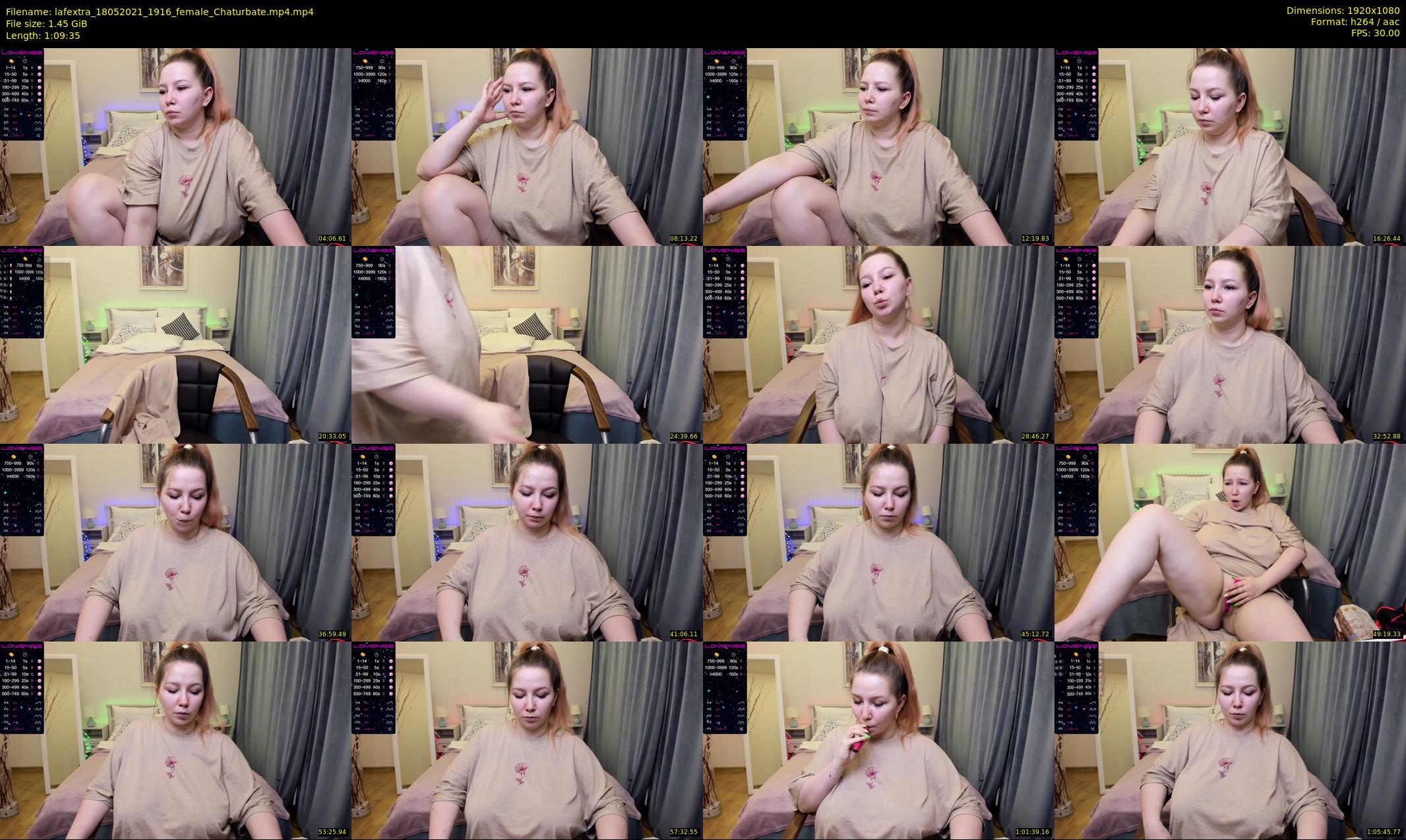 lafextra — 70 minute Chaturbate female cam show recording, 1080p, May 18, 2021