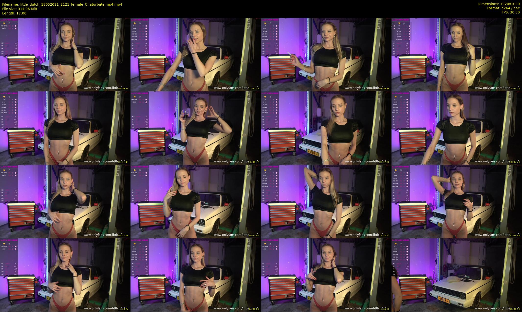 little_dutch — 17 minute Chaturbate female cam show recording, 1080p, May 18, 2021