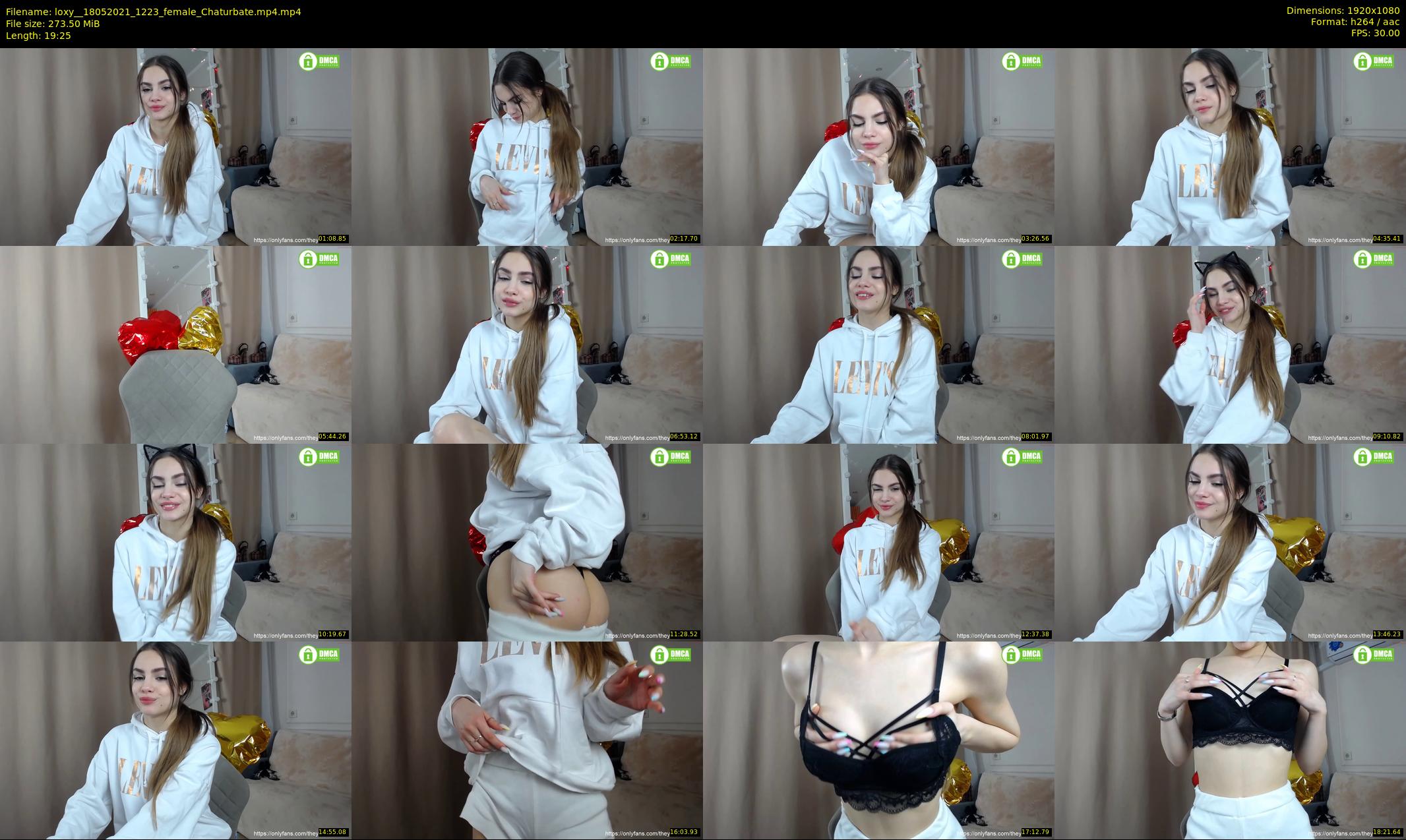 loxy_ — 20 minute Chaturbate female cam show recording, 1080p, May 18, 2021