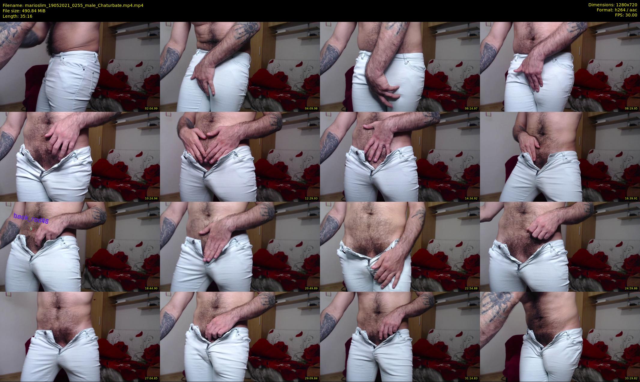 marioslim — 36 minute Chaturbate male cam show recording, 720p, May 19, 2021