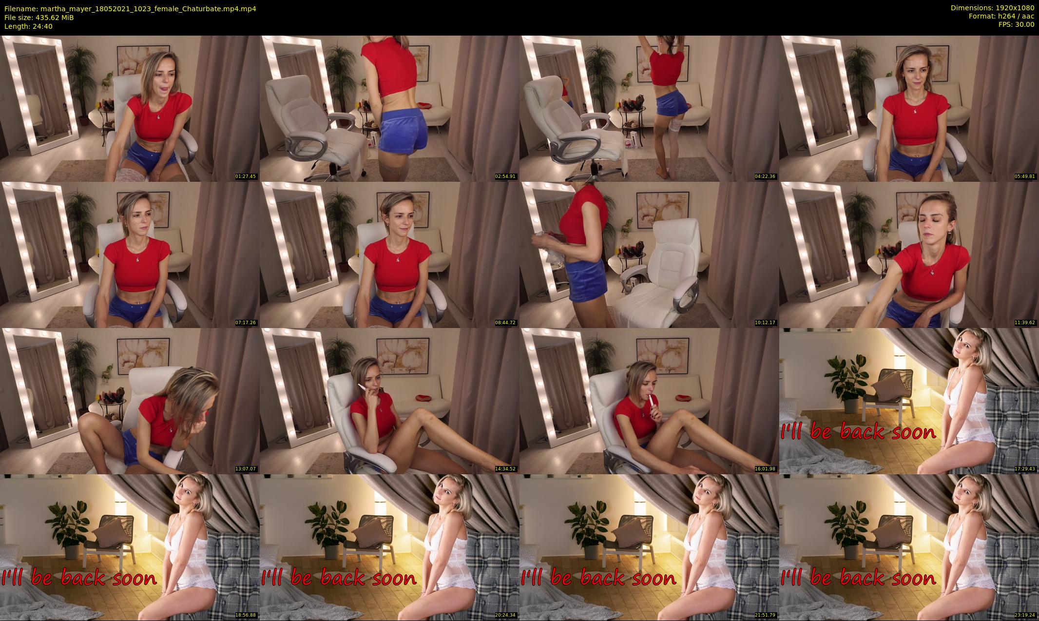 martha_mayer — 25 minute Chaturbate female cam show recording, 1080p, May 18, 2021