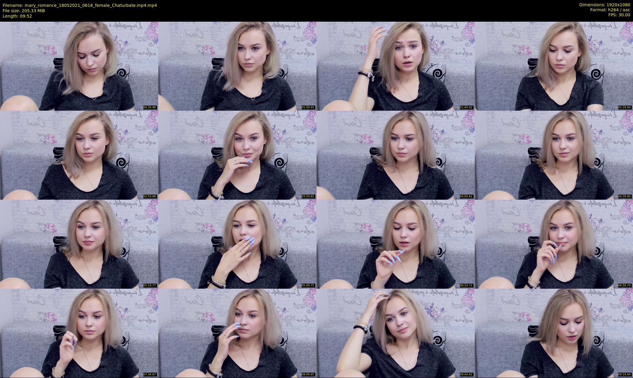 mary_romance — 10 minute Chaturbate female cam show recording, 1080p, May 18, 2021
