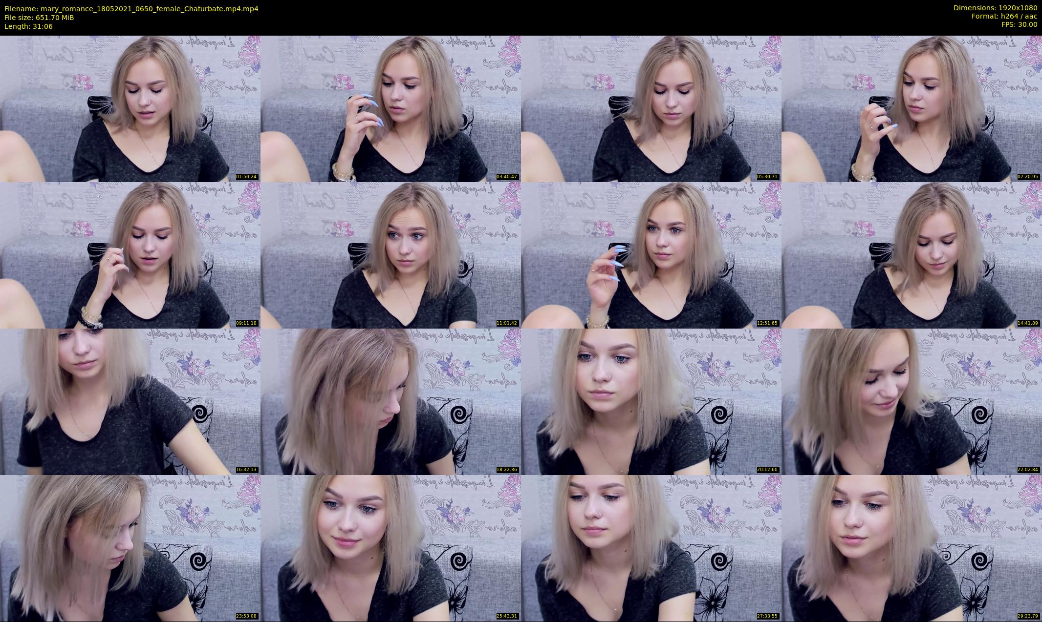 mary_romance — 32 minute Chaturbate female cam show recording, 1080p, May 18, 2021