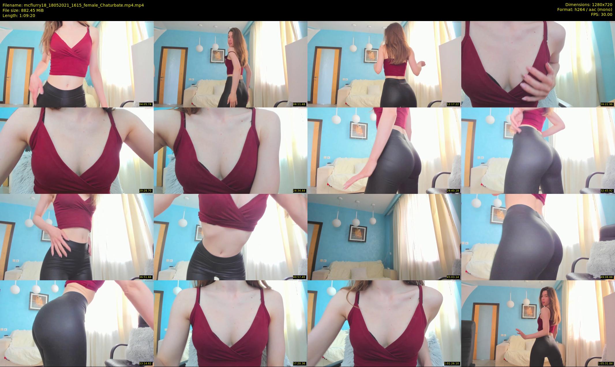 mcflurry18 — 70 minute Chaturbate female cam show recording, 720p, May 18, 2021