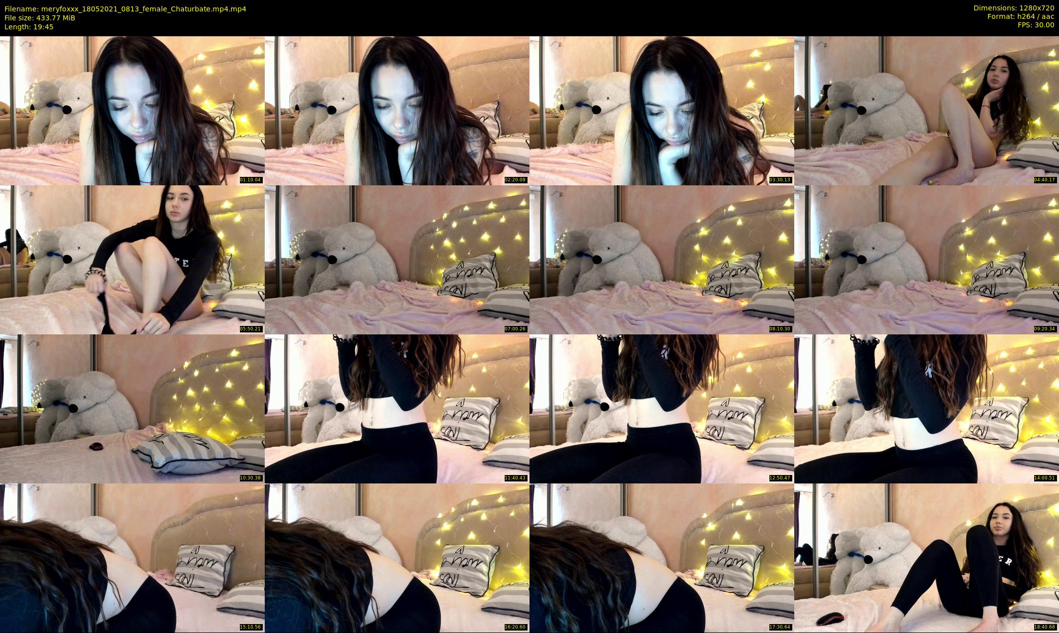 meryfoxxx — 20 minute Chaturbate female cam show recording, 720p, May 18, 2021
