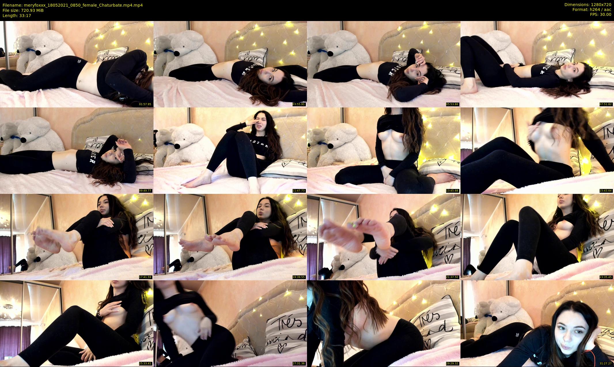 meryfoxxx — 34 minute Chaturbate female cam show recording, 720p, May 18, 2021