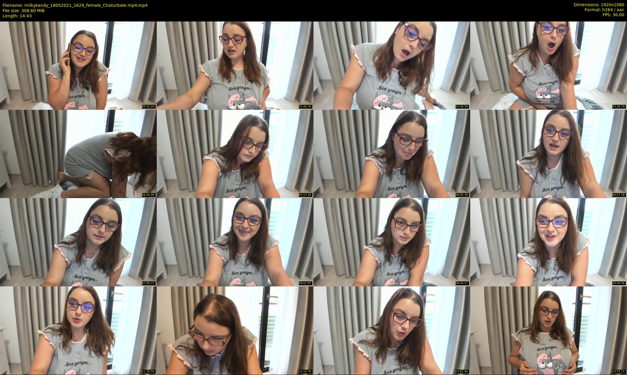 milkykandy — 15 minute Chaturbate female cam show recording, 1080p, May 18, 2021