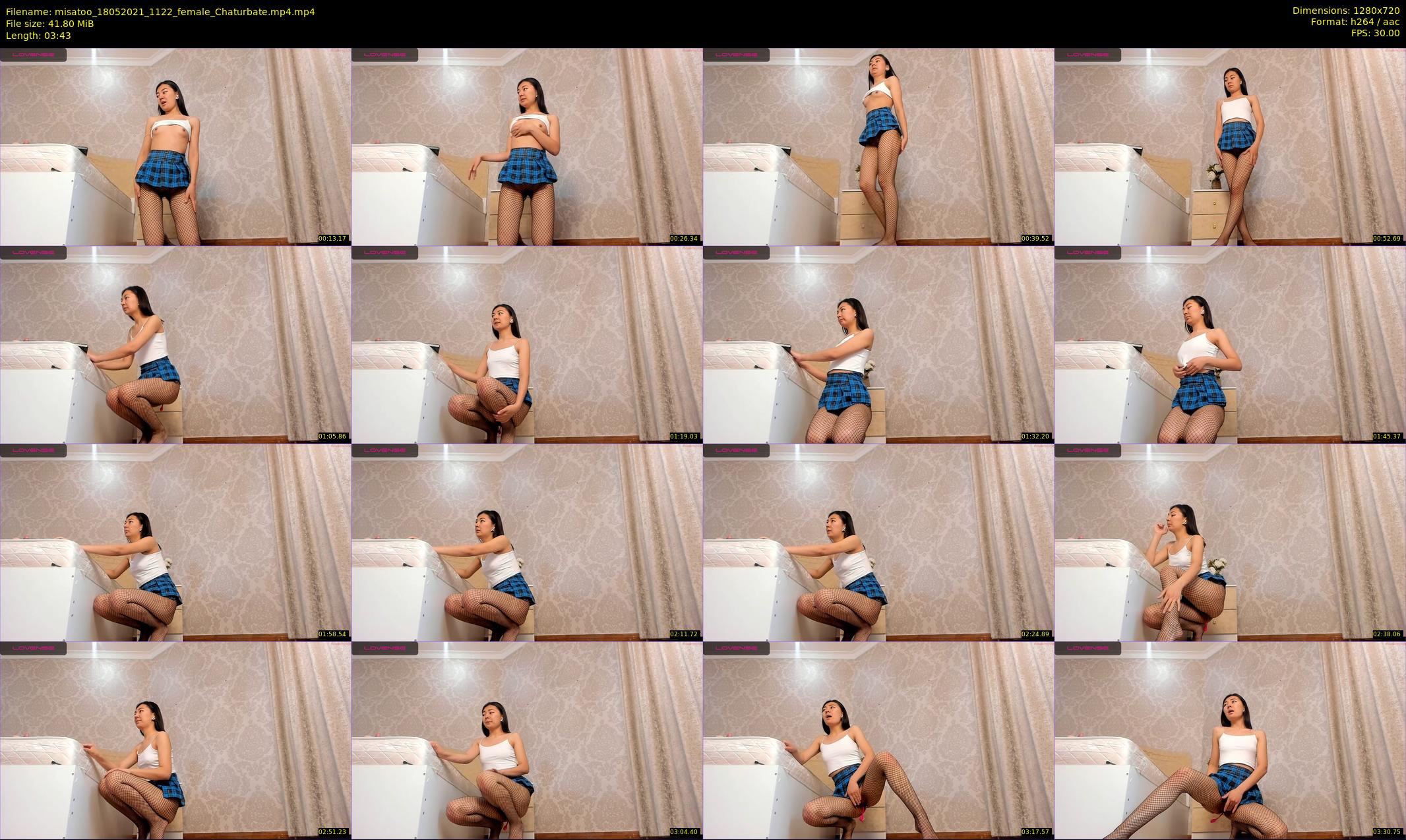 misatoo — 4 minute Chaturbate female cam show recording, 720p, May 18, 2021