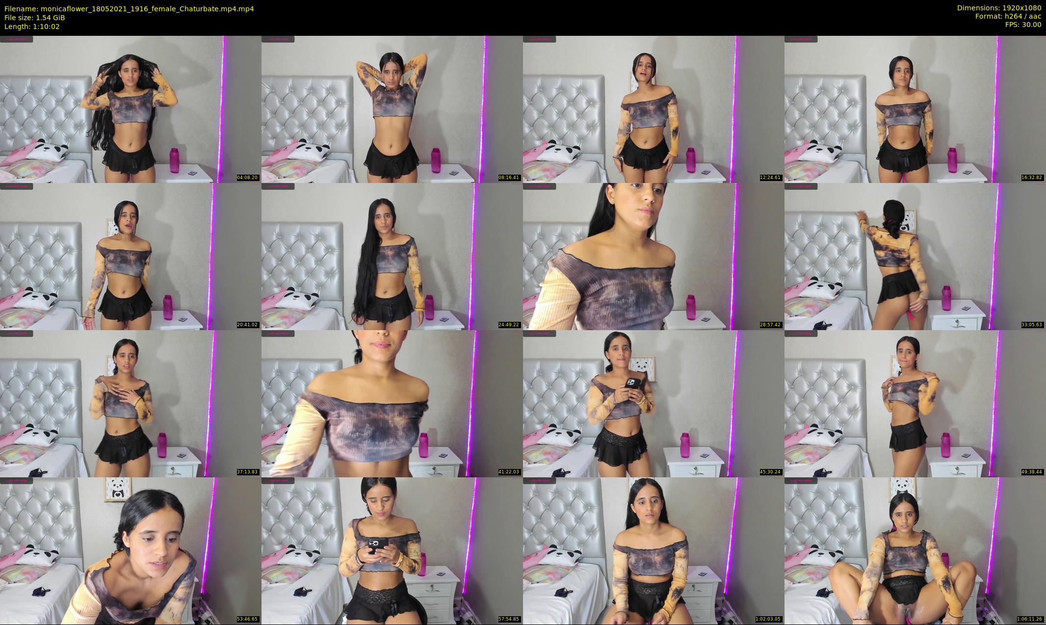 monicaflower — 71 minute Chaturbate female cam show recording, 1080p, May 18, 2021