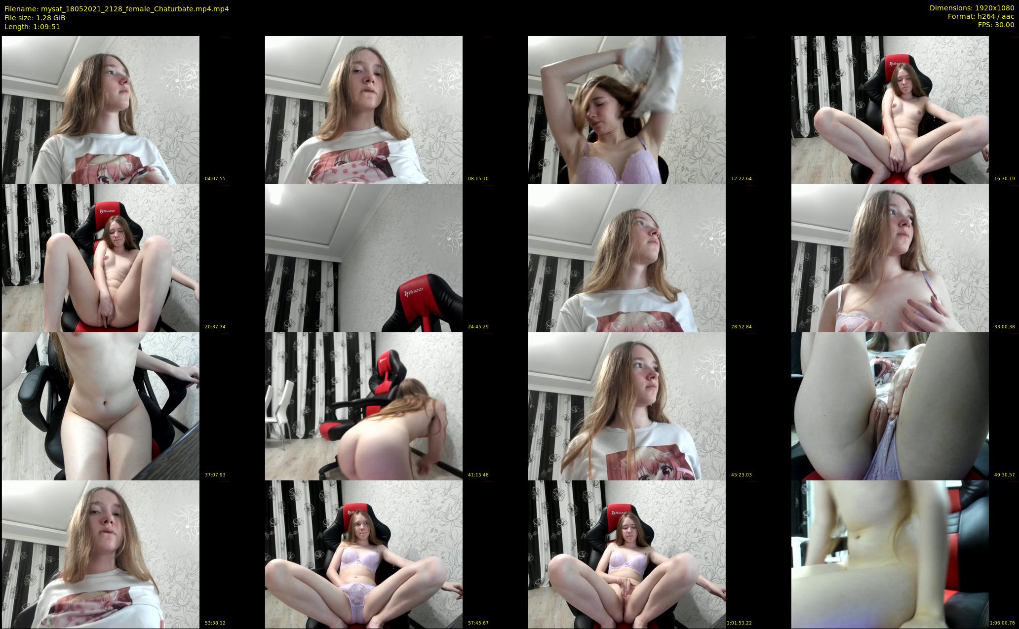 mysat — 70 minute Chaturbate female cam show recording, 1080p, May 18, 2021