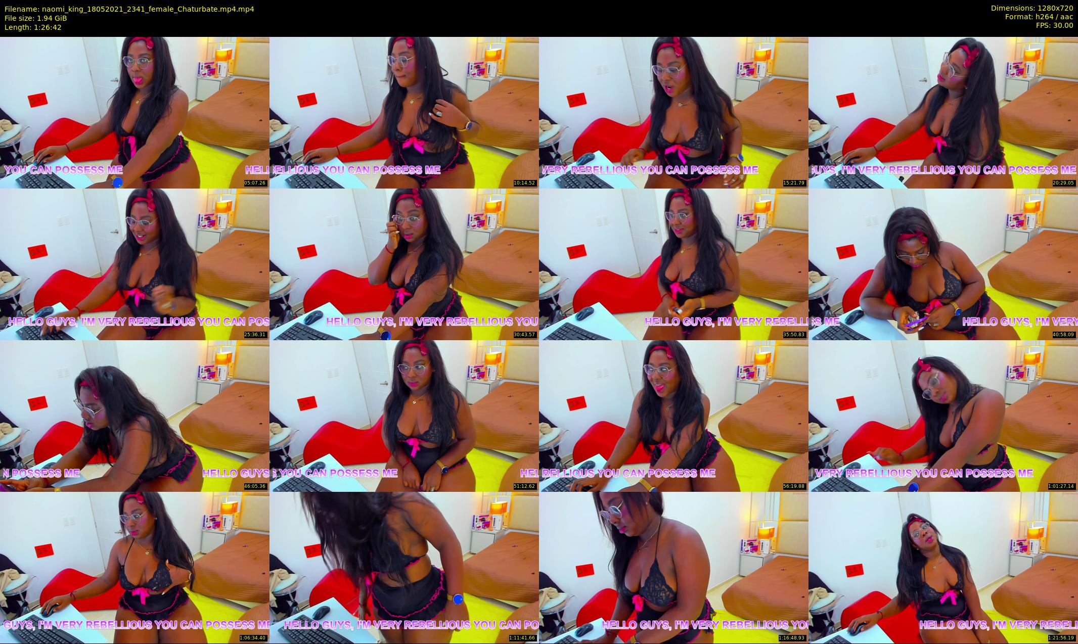 naomi_king — 87 minute Chaturbate female cam show recording, 720p, May 18, 2021