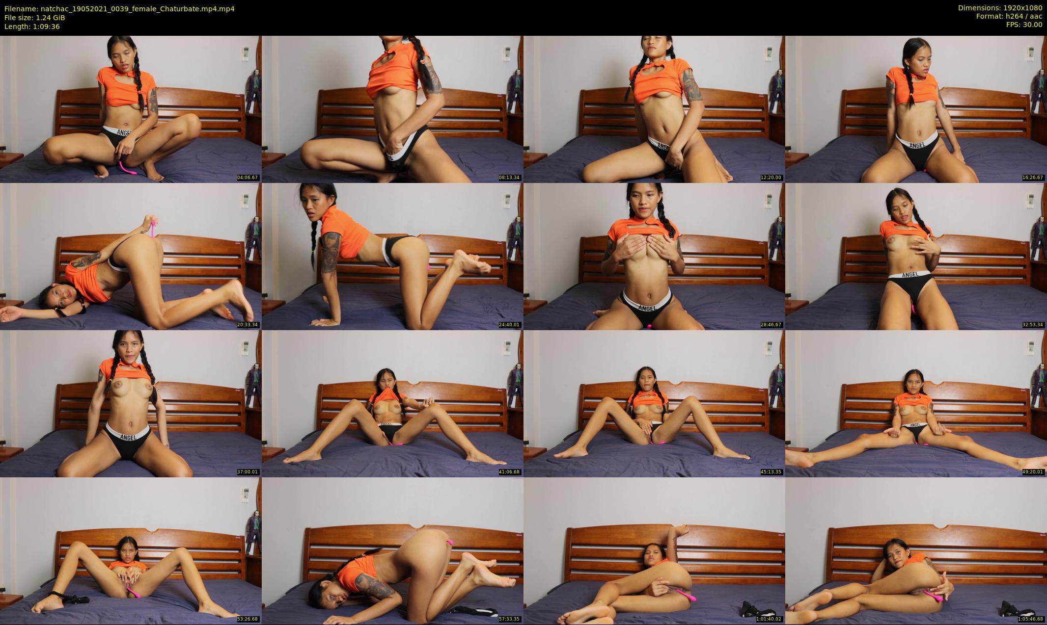 natchac — 70 minute Chaturbate female cam show recording, 1080p, May 19, 2021