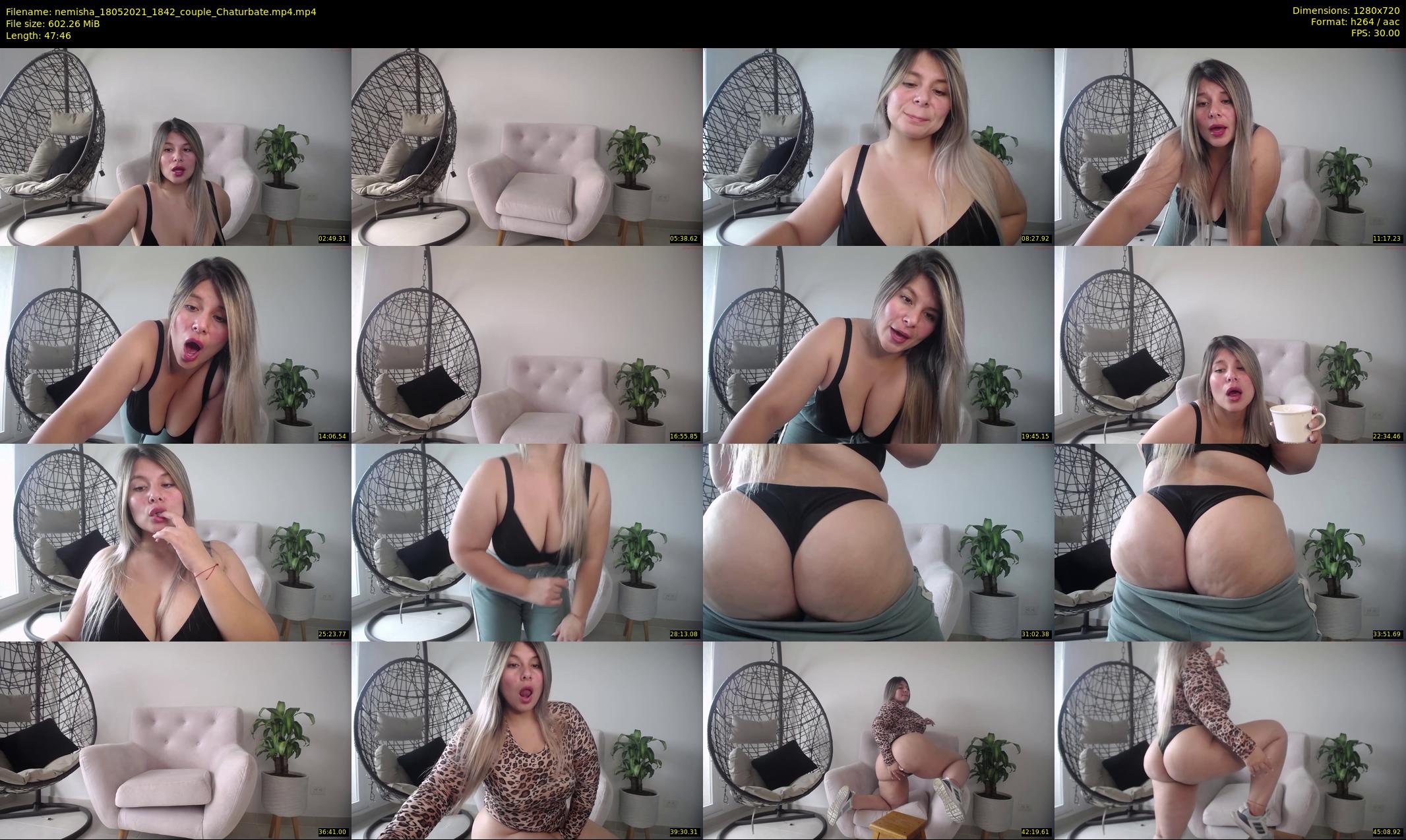 nemisha — 48 minute Chaturbate female cam show recording, 720p, May 18, 2021