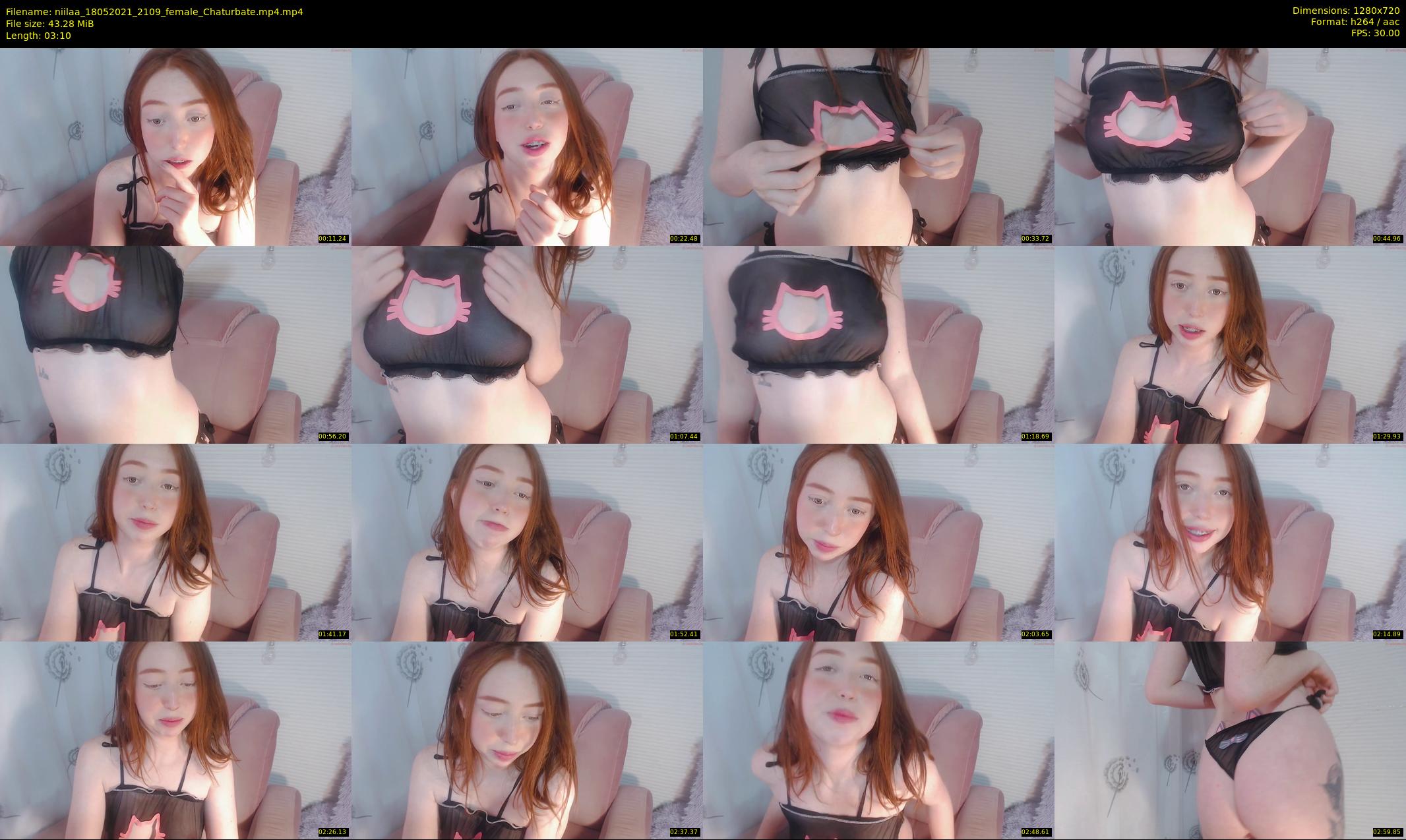 niilaa — 4 minute Chaturbate female cam show recording, 720p, May 18, 2021