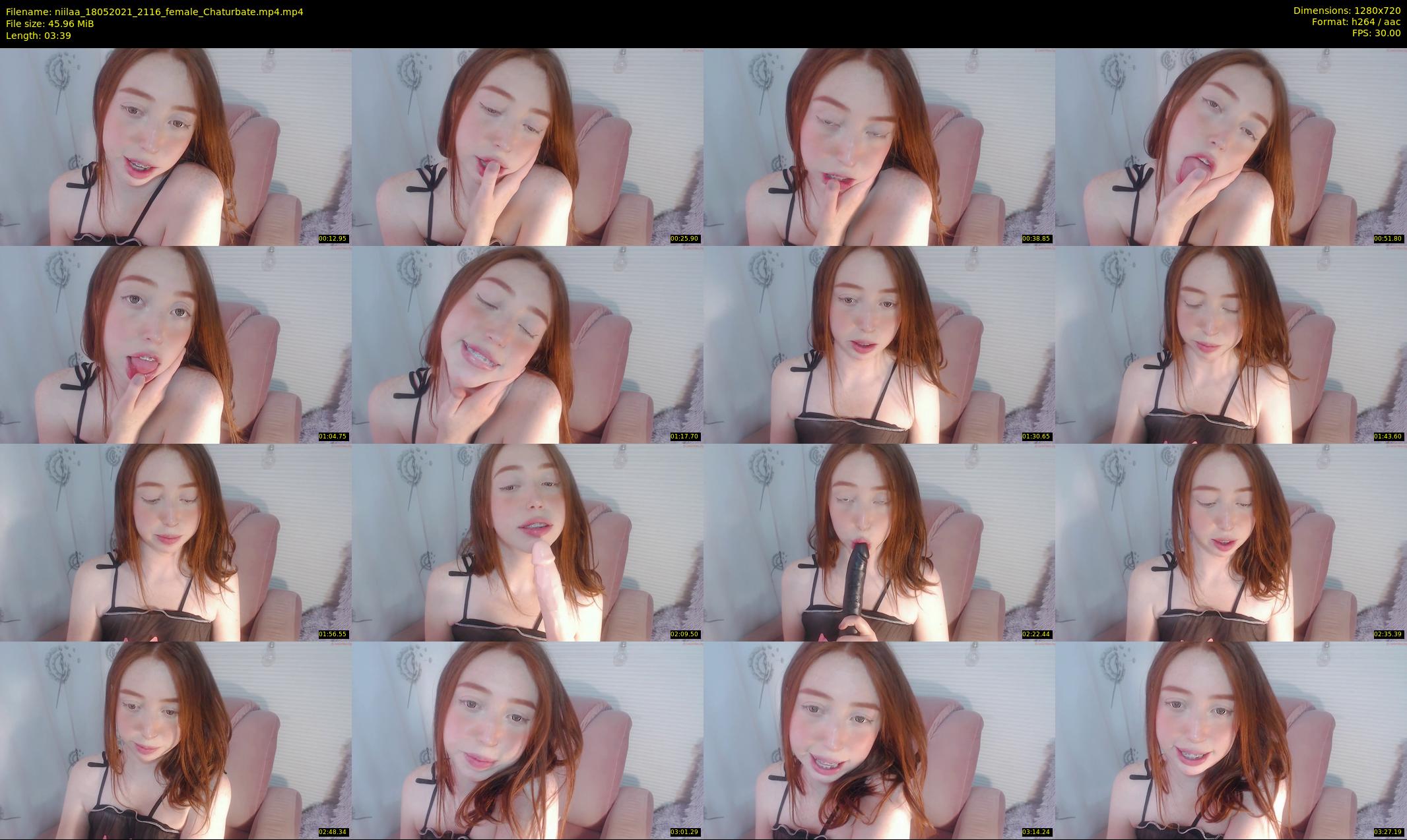 niilaa — 4 minute Chaturbate female cam show recording, 720p, May 18, 2021