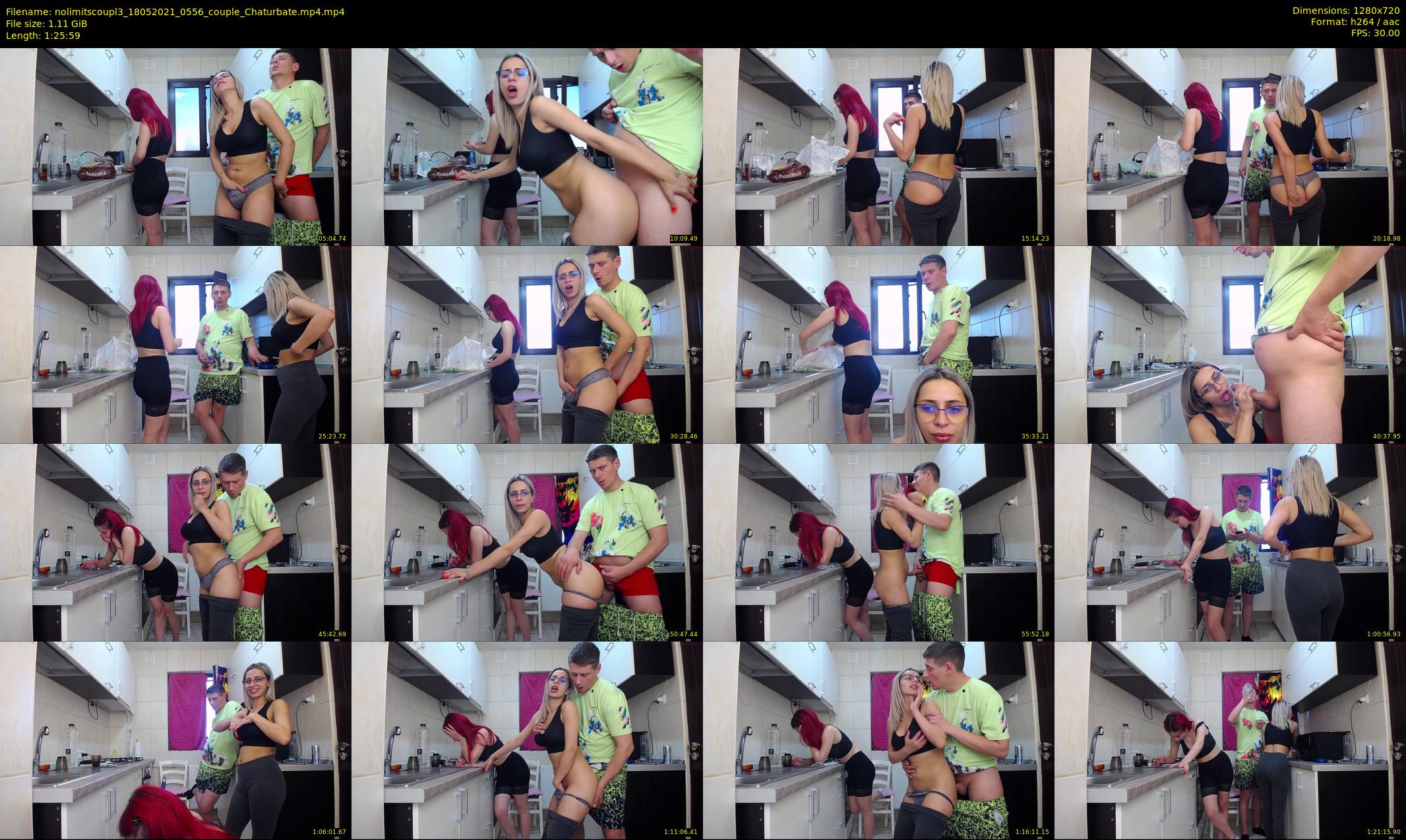 nolimitscoupl3 — 86 minute Chaturbate couple cam show recording, 720p, May 18, 2021