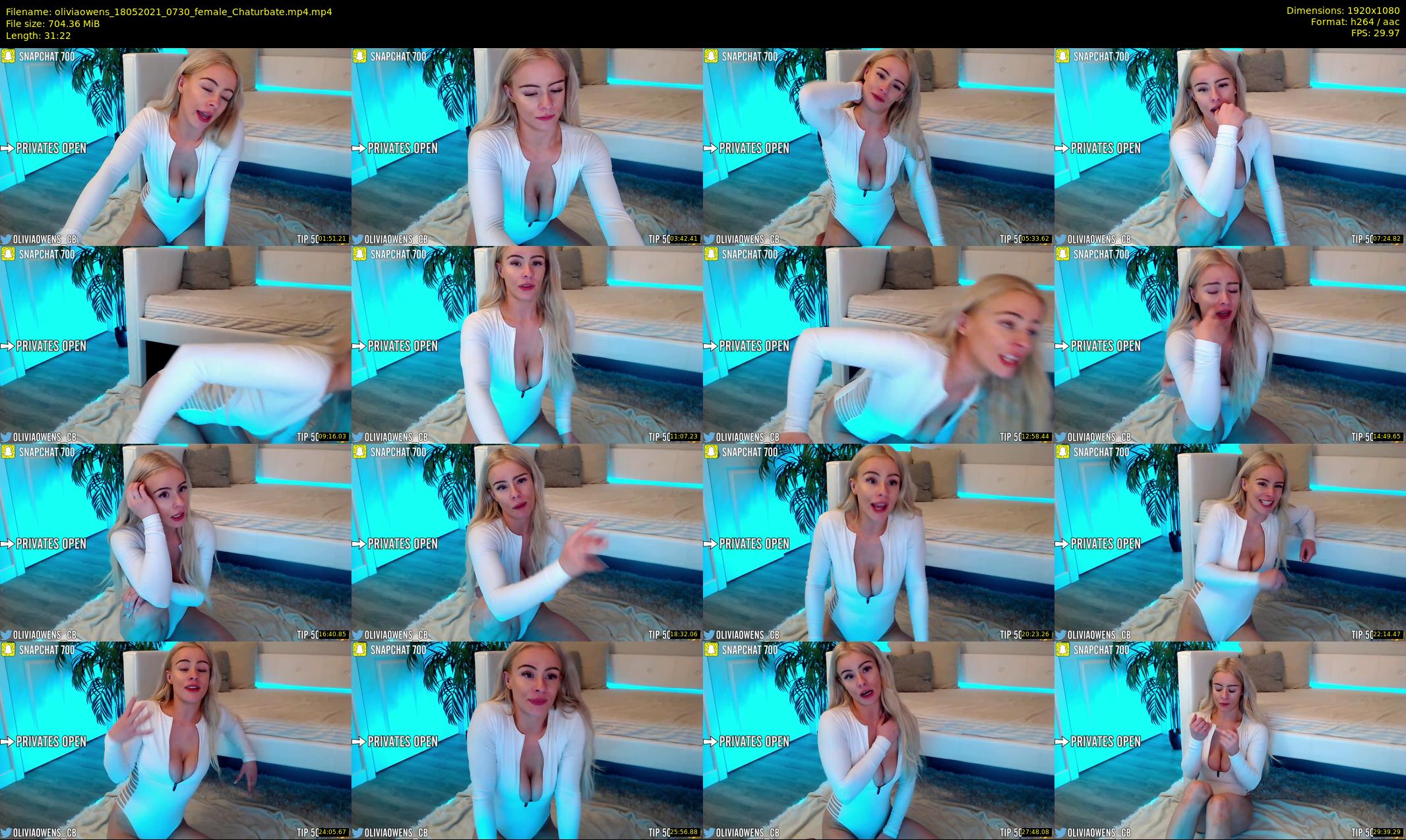 oliviaowens — 32 minute Chaturbate female cam show recording, 1080p, May 18, 2021