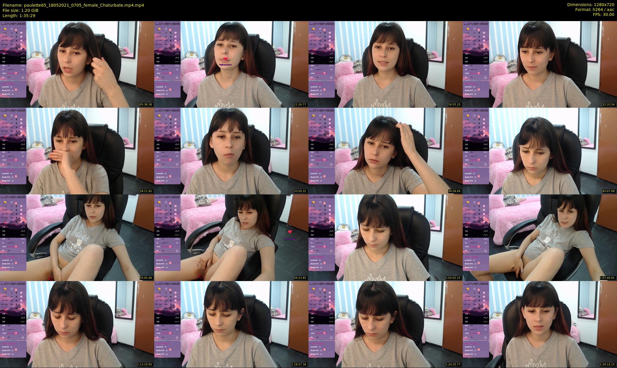 paulette65 — 96 minute Chaturbate female cam show recording, 720p, May 18, 2021