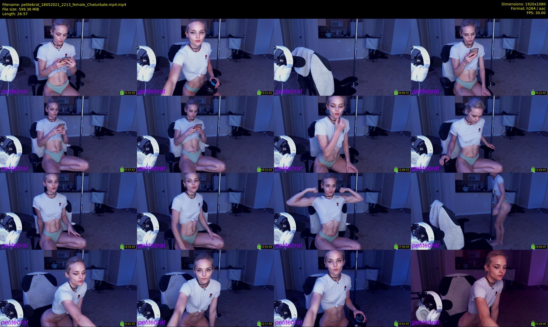 petitebrat — 27 minute Chaturbate female cam show recording, 1080p, May 18, 2021