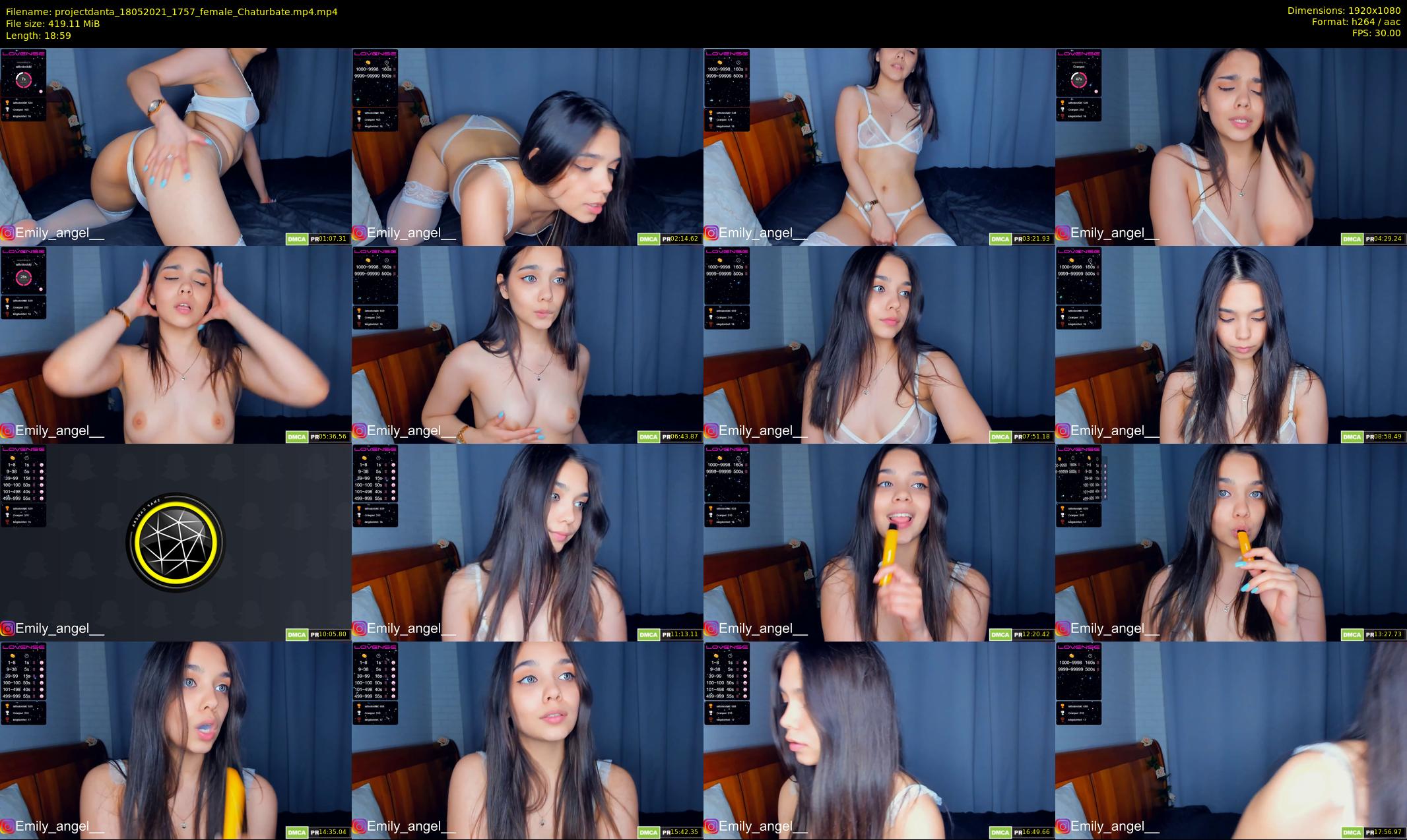 projectdanta — 19 minute Chaturbate female cam show recording, 1080p, May 18, 2021