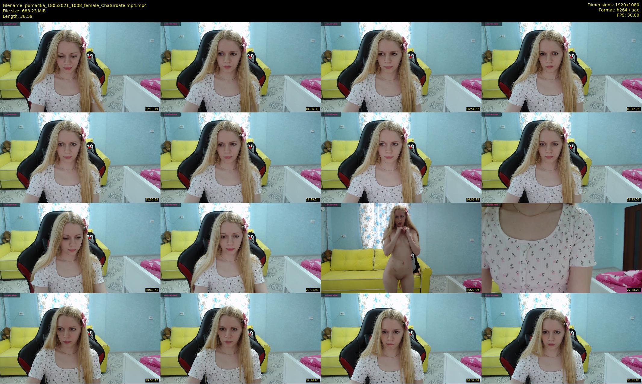 puma4ka — 39 minute Chaturbate female cam show recording, 1080p, May 18, 2021